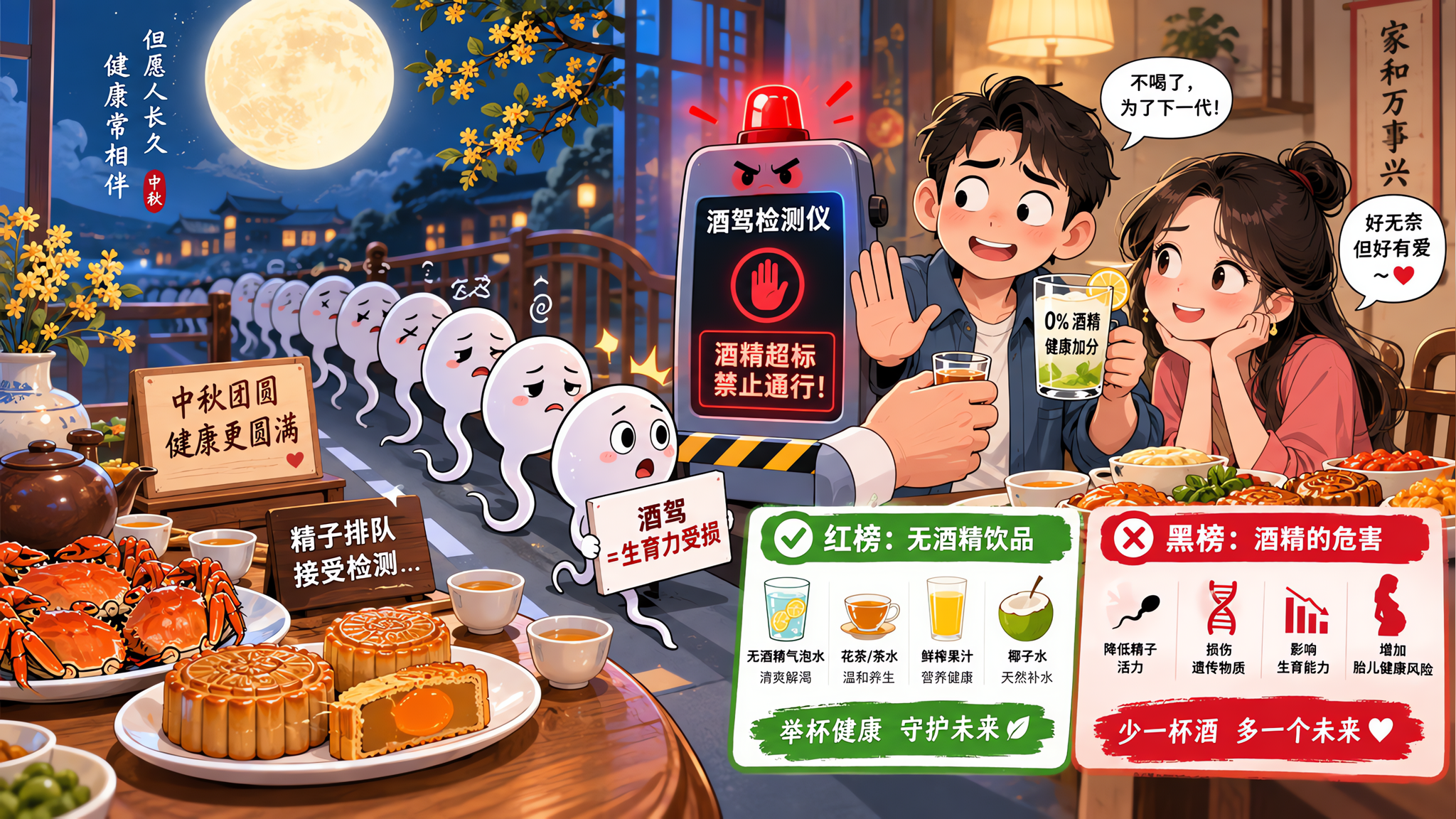 备孕别信“微醺更易中”：酒精对精卵都有毒