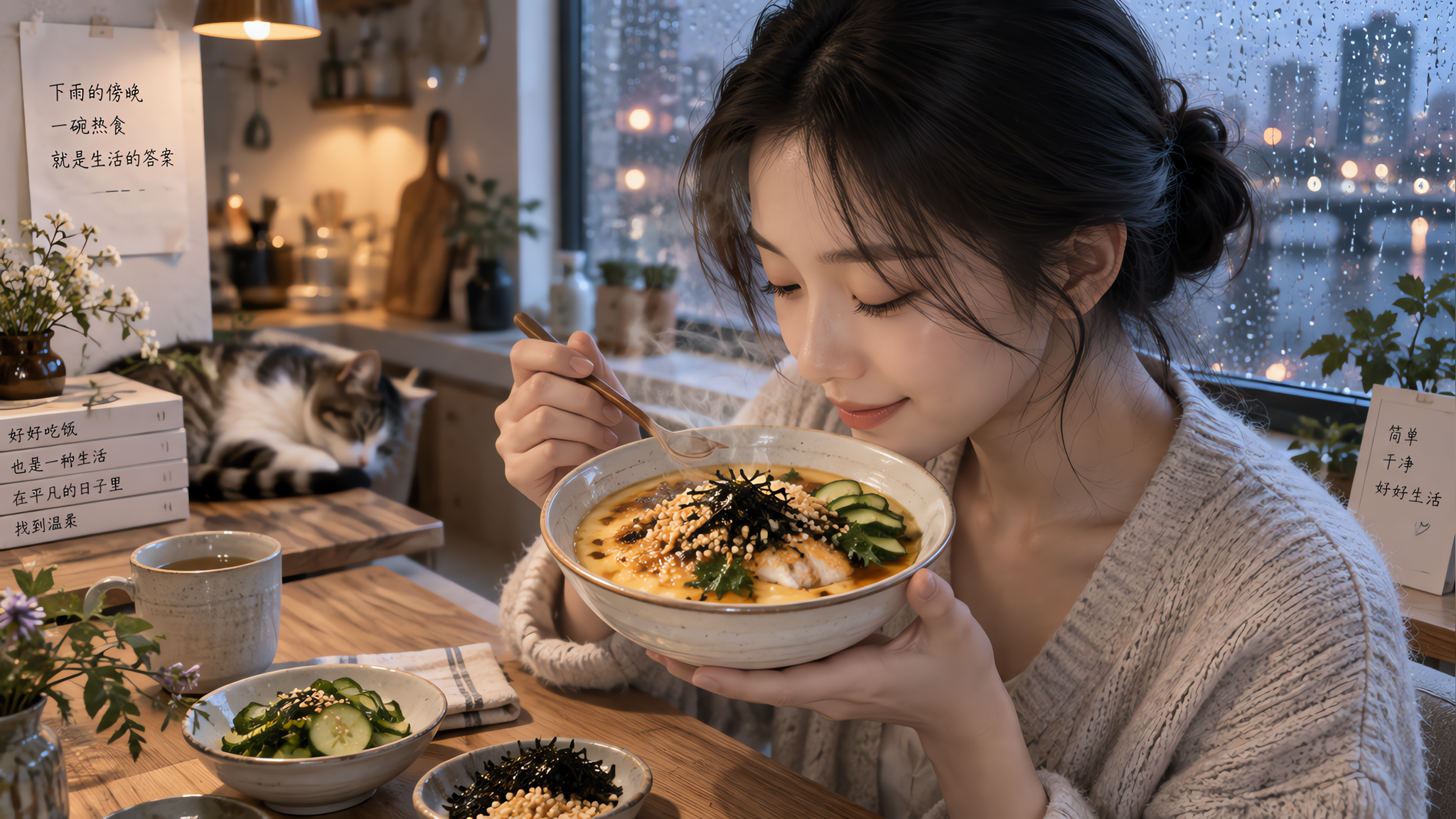 雨天想吃热又怕腻？试试这碗蒸汽系轻暖食