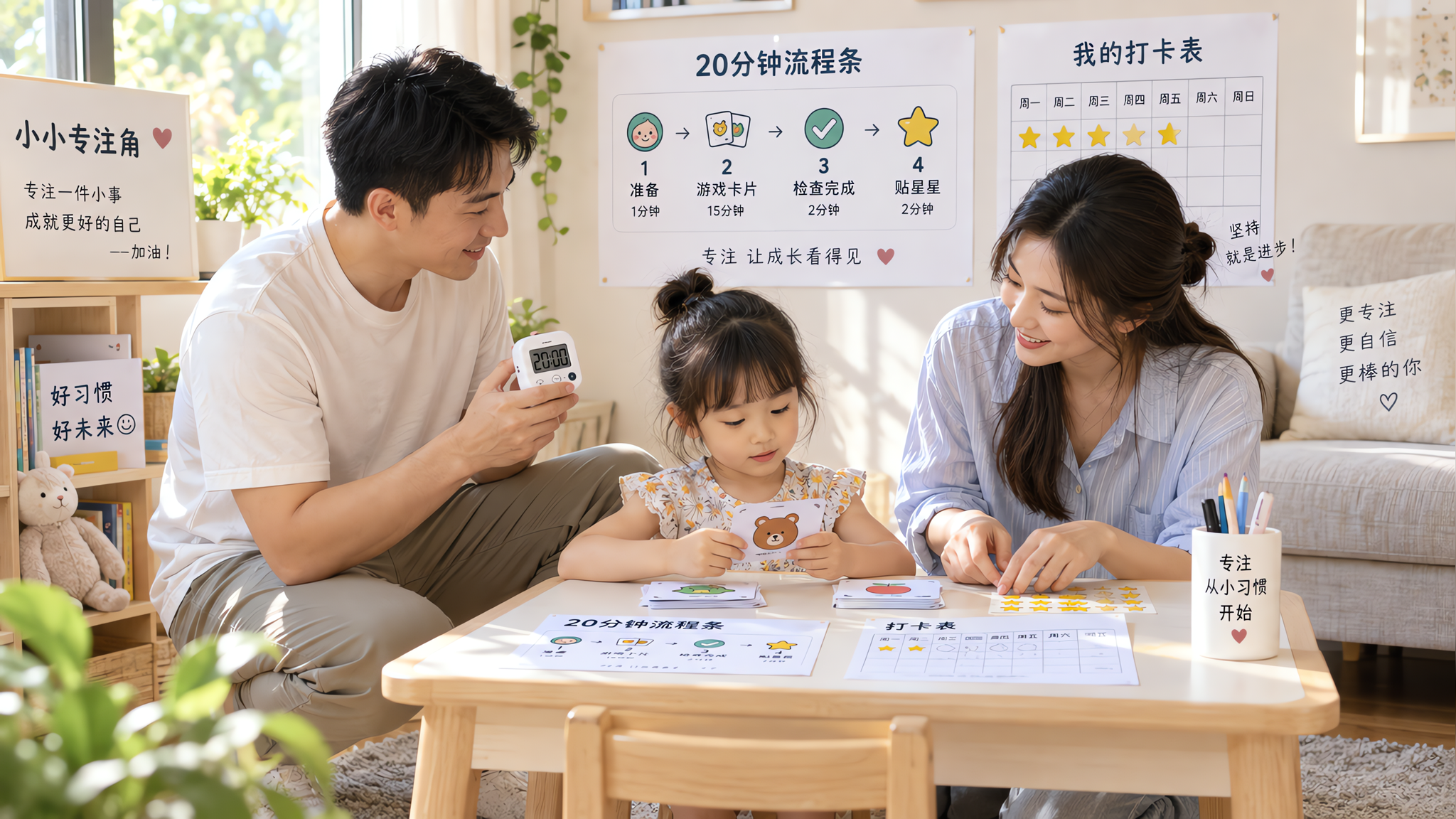 每天20分钟：在家练出孩子执行力