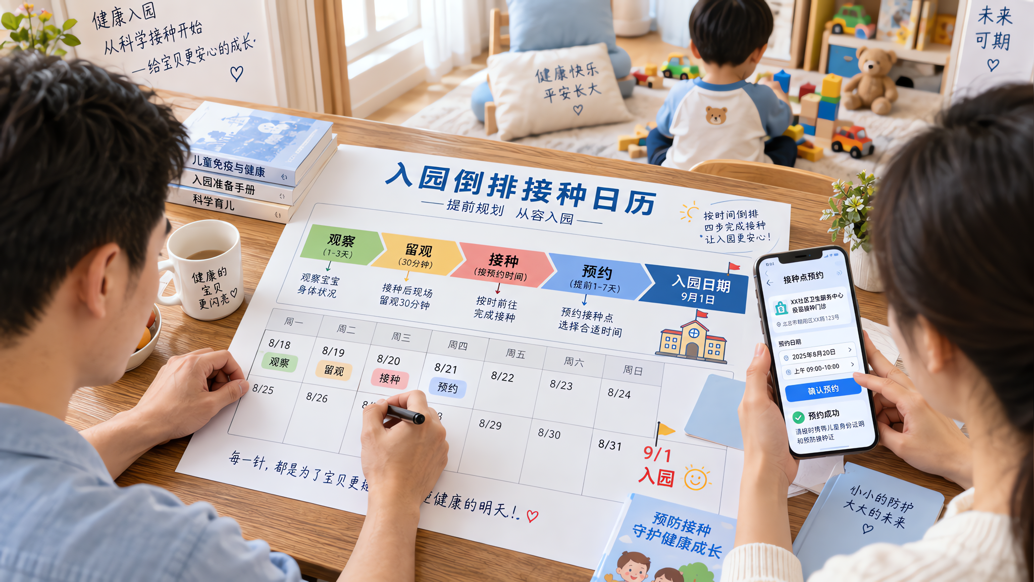 入园前最容易踩的坑：疫苗打了也要等2-4周才“顶用”