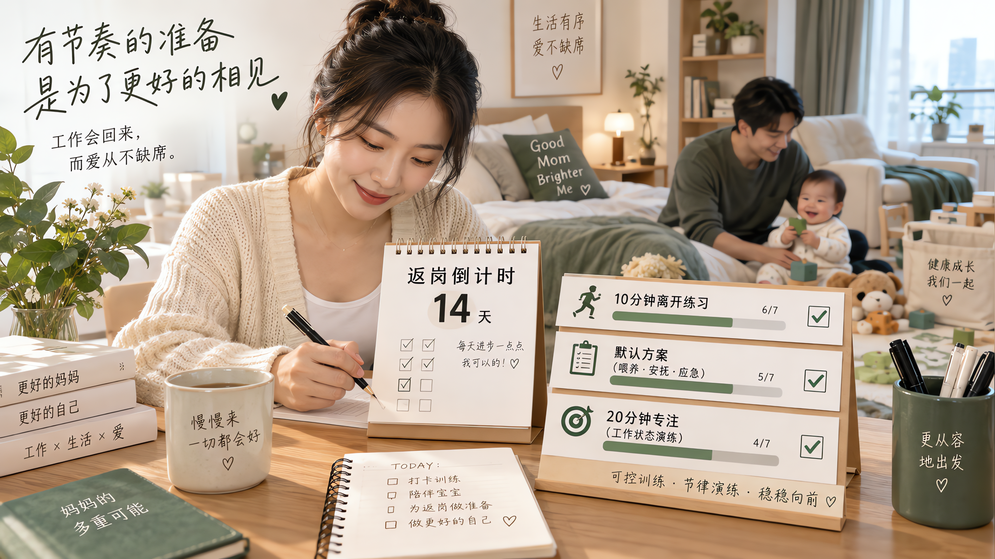 复工前最难的不是准备清单，是练习离开宝宝不内疚