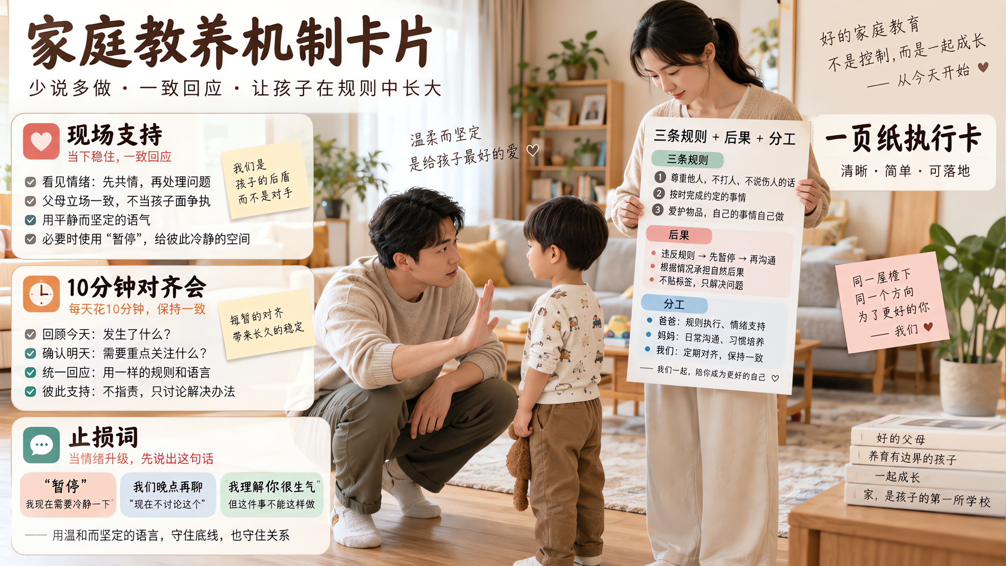 夫妻教养总唱反调？用这3招做到孩子面前同一阵线