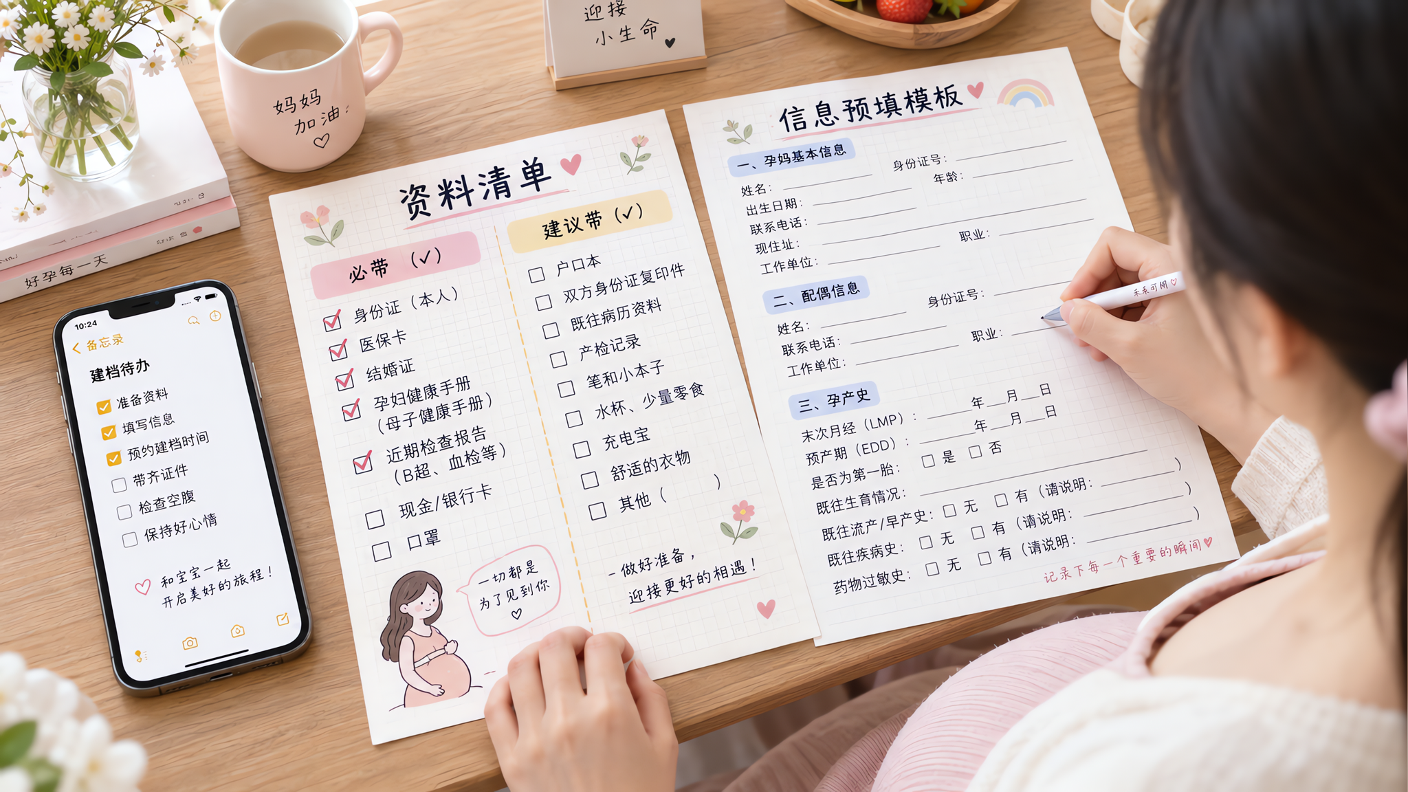 建档填表老被打回？两张清单照抄就够了