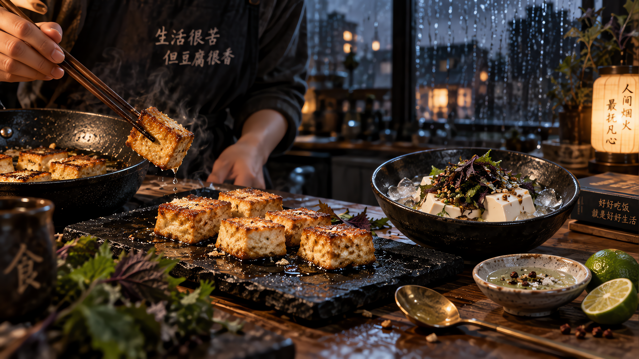 暴雨高湿别点汤豆腐：热脆冷滑一盘搞定