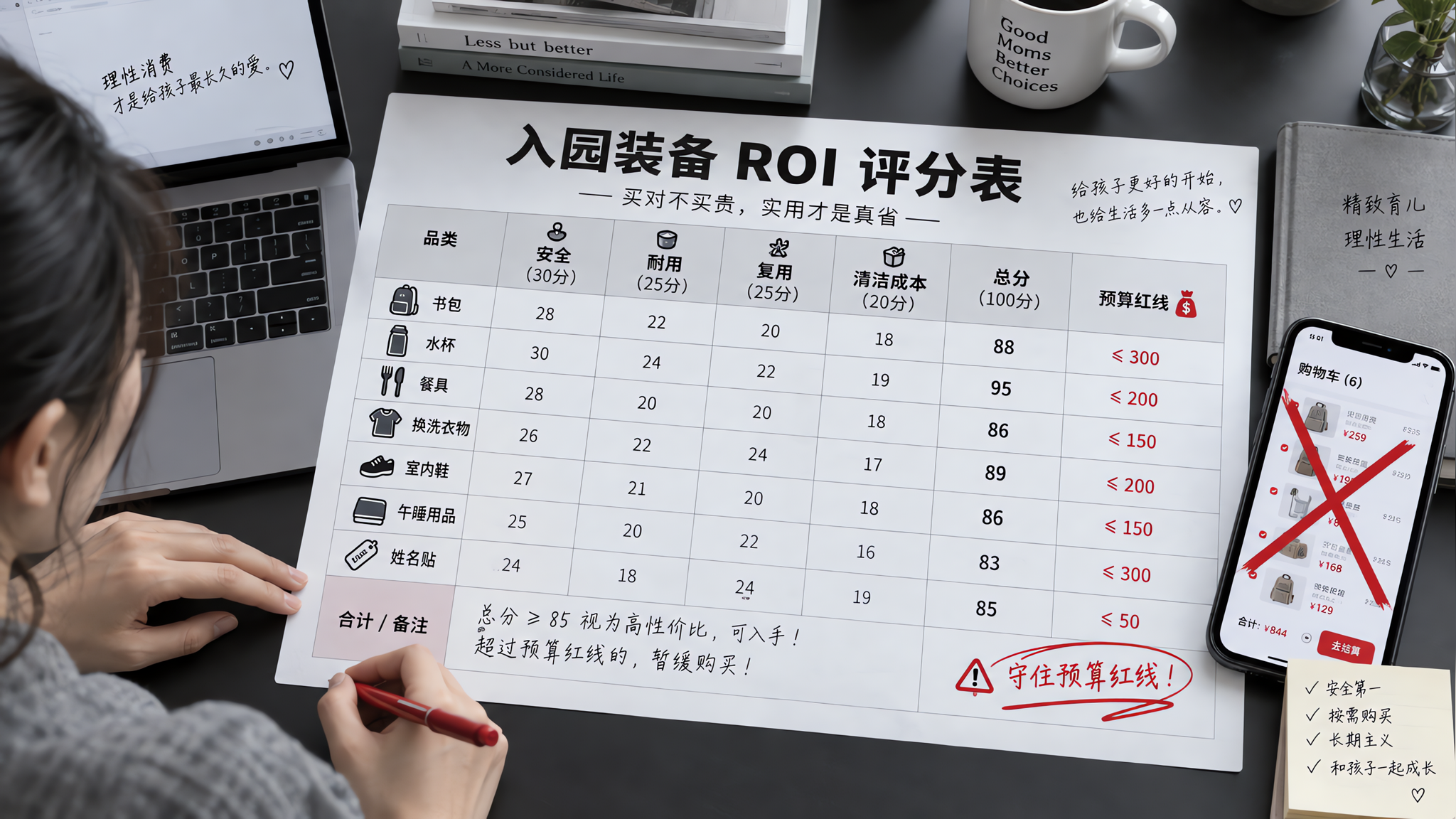 入园别再照单全买：用ROI评分表，低于70分不下单