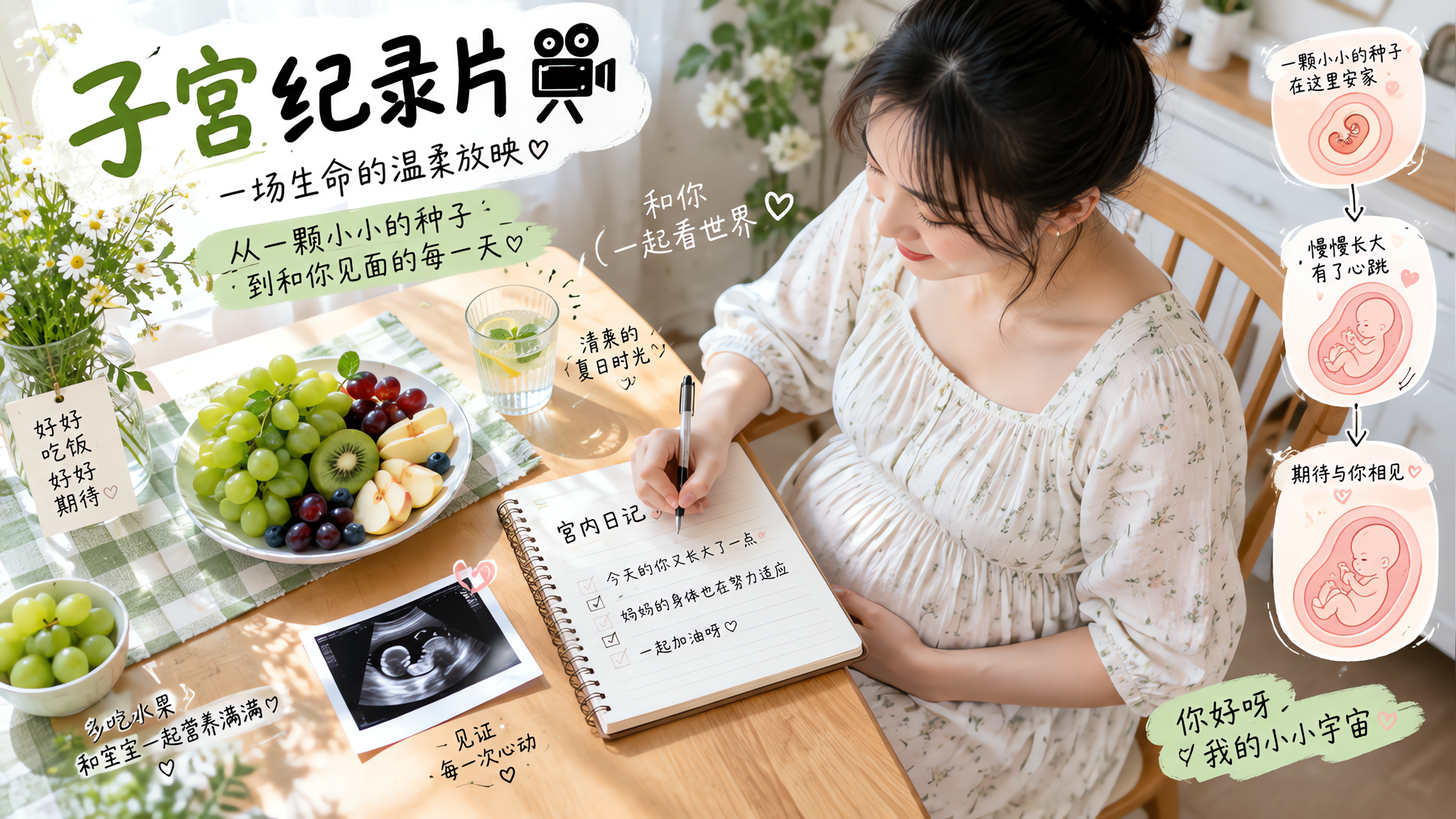 孕10周像一颗青提：3个正常波动别自己吓自己