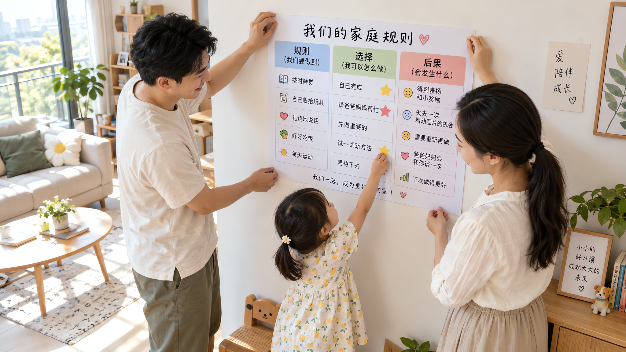 夏天孩子更爱崩溃？把规则做成三栏表就稳了