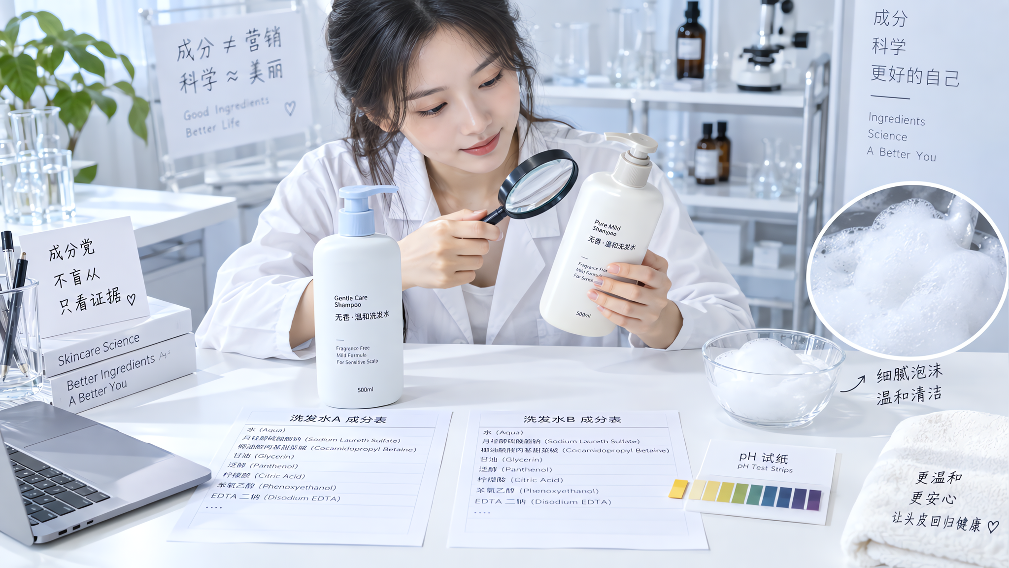 无香洗发水真洗不干净？看懂表活复配就不踩雷
