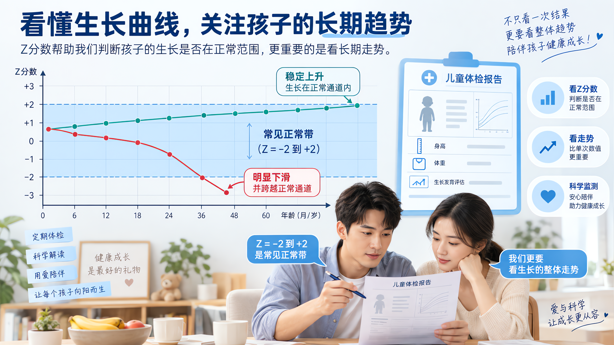 体检单别盯P20：看Z分数-2到+2和走势更准