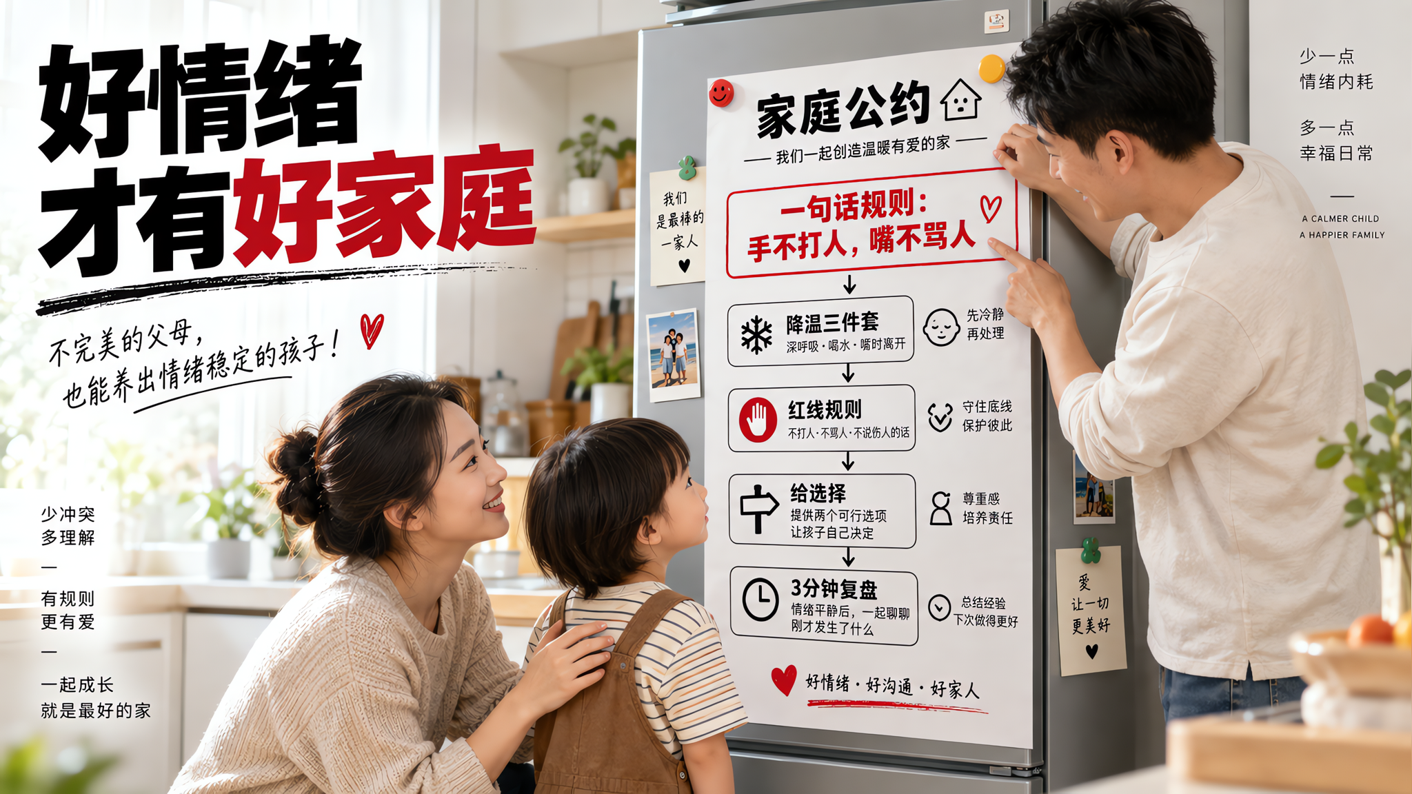 孩子越吼越失控？把“控制”换成这套家庭SOP