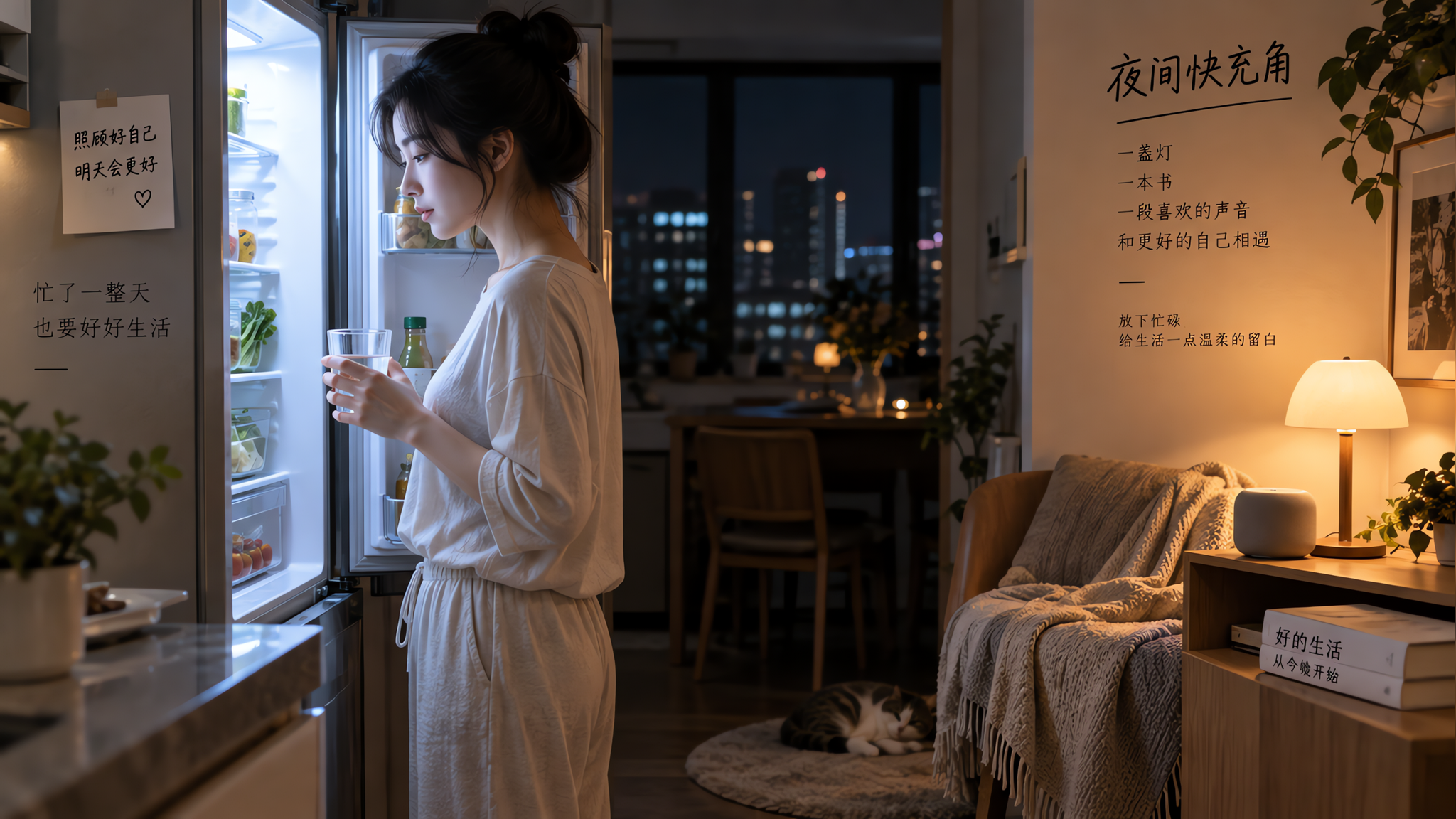 深夜总想开冰箱：你缺的不是夜宵，是安抚