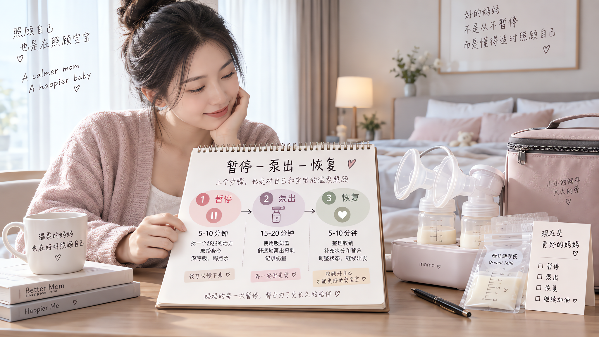 出差吃药就得断奶？这套“暂停-泵出-恢复”照做不慌