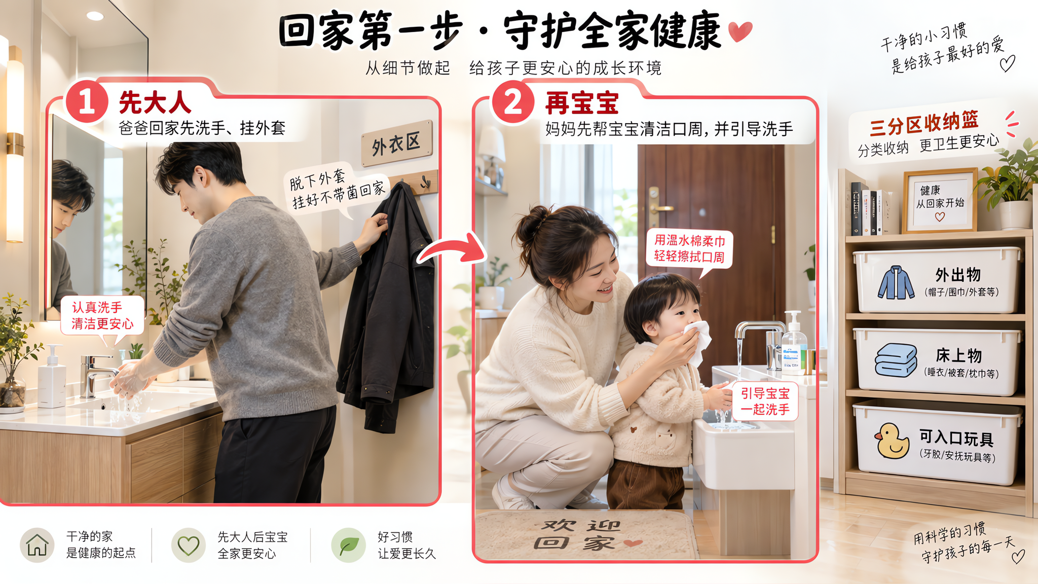 亲子馆回家别急着喷消毒 先做这3步更关键