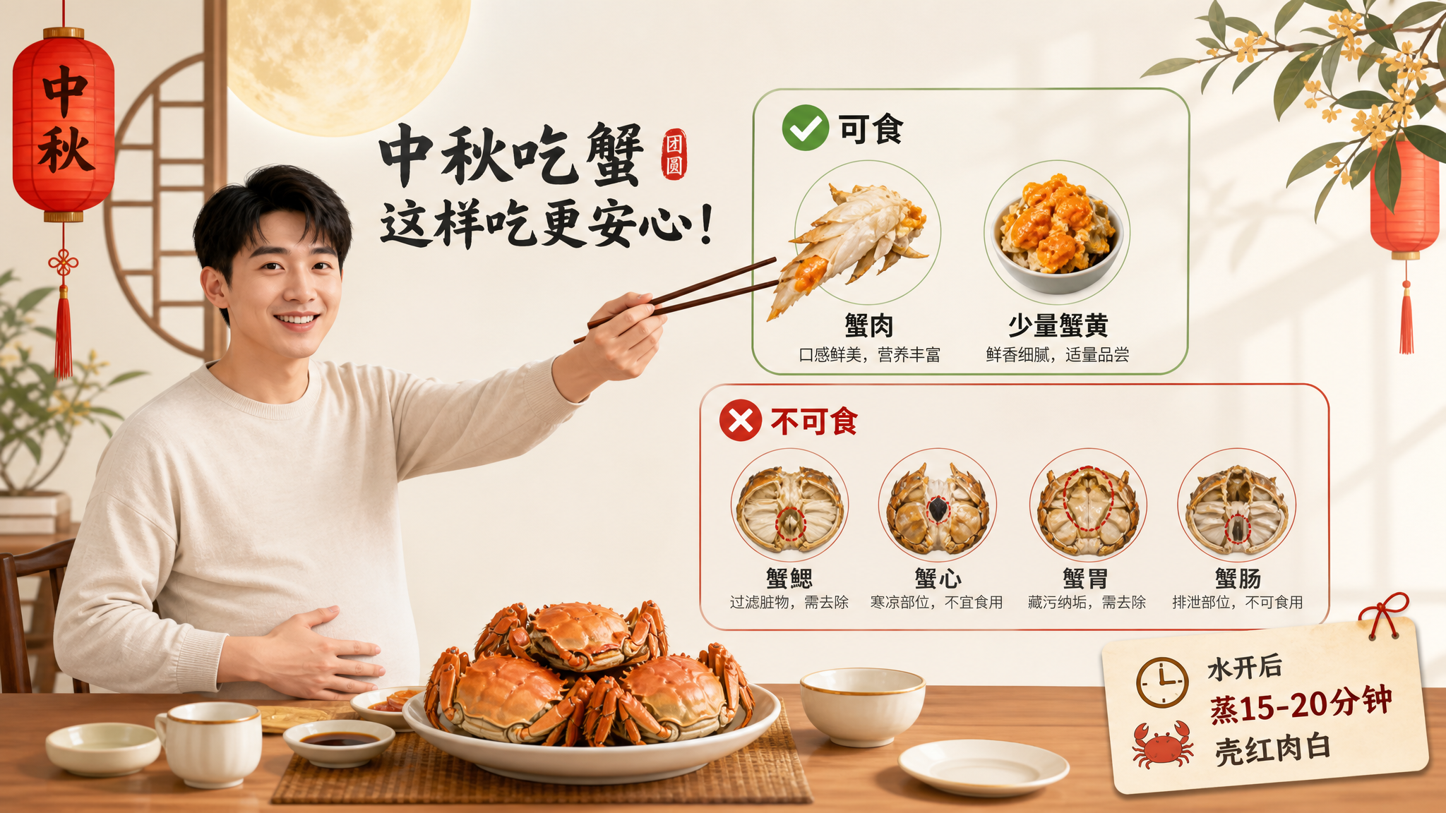 孕期能吃大闸蟹吗？记住这份红黑榜就够了