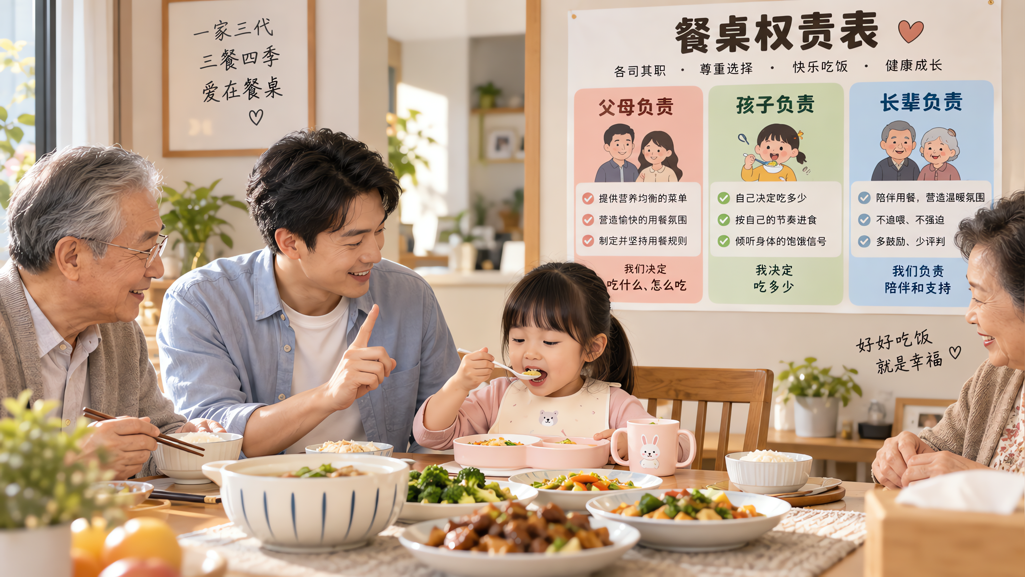 饭桌总被长辈带节奏？一张权责表+三句硬话术止战