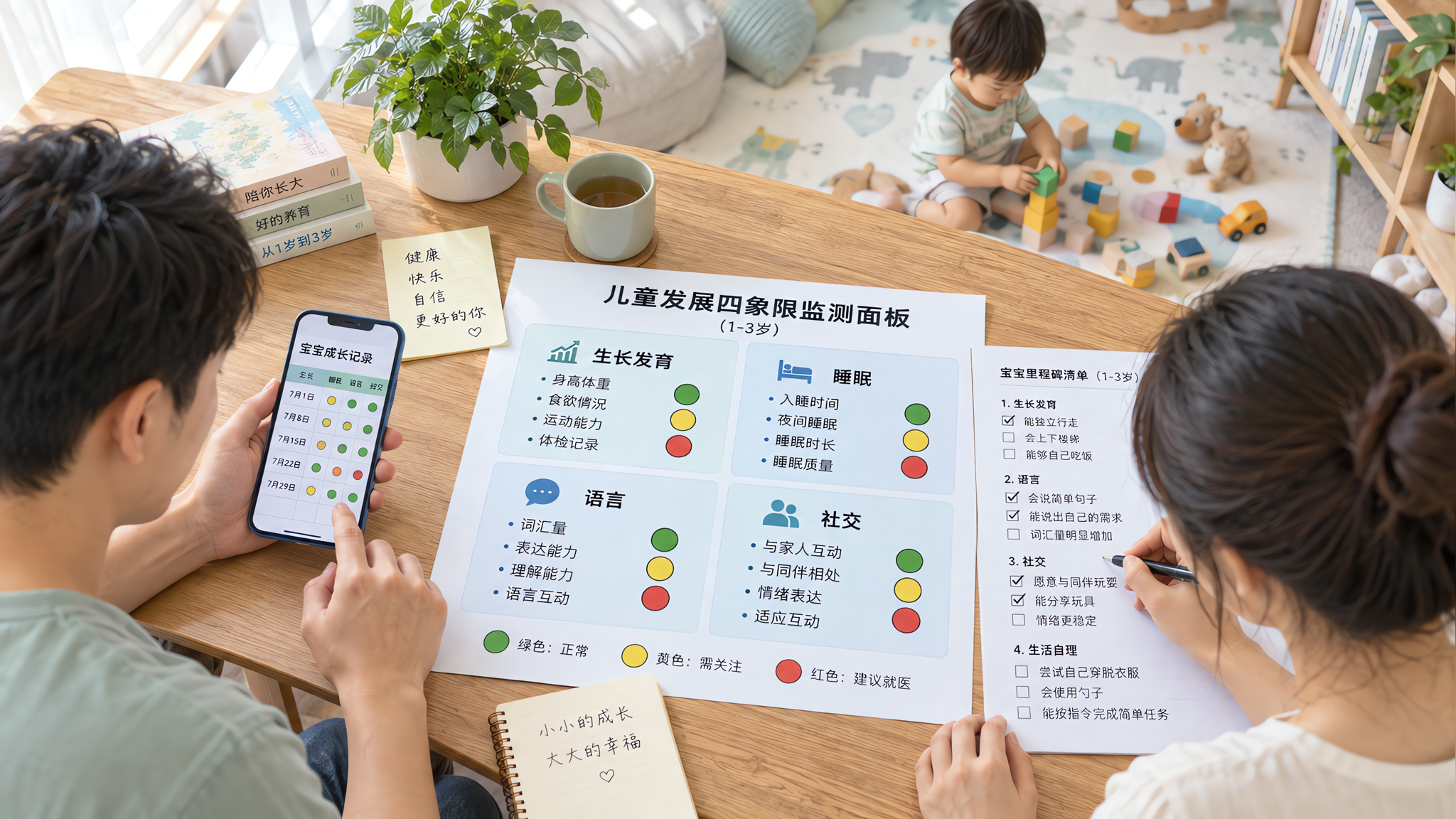 1-3岁发育别靠猜：一张表看懂该观察还是该就医
