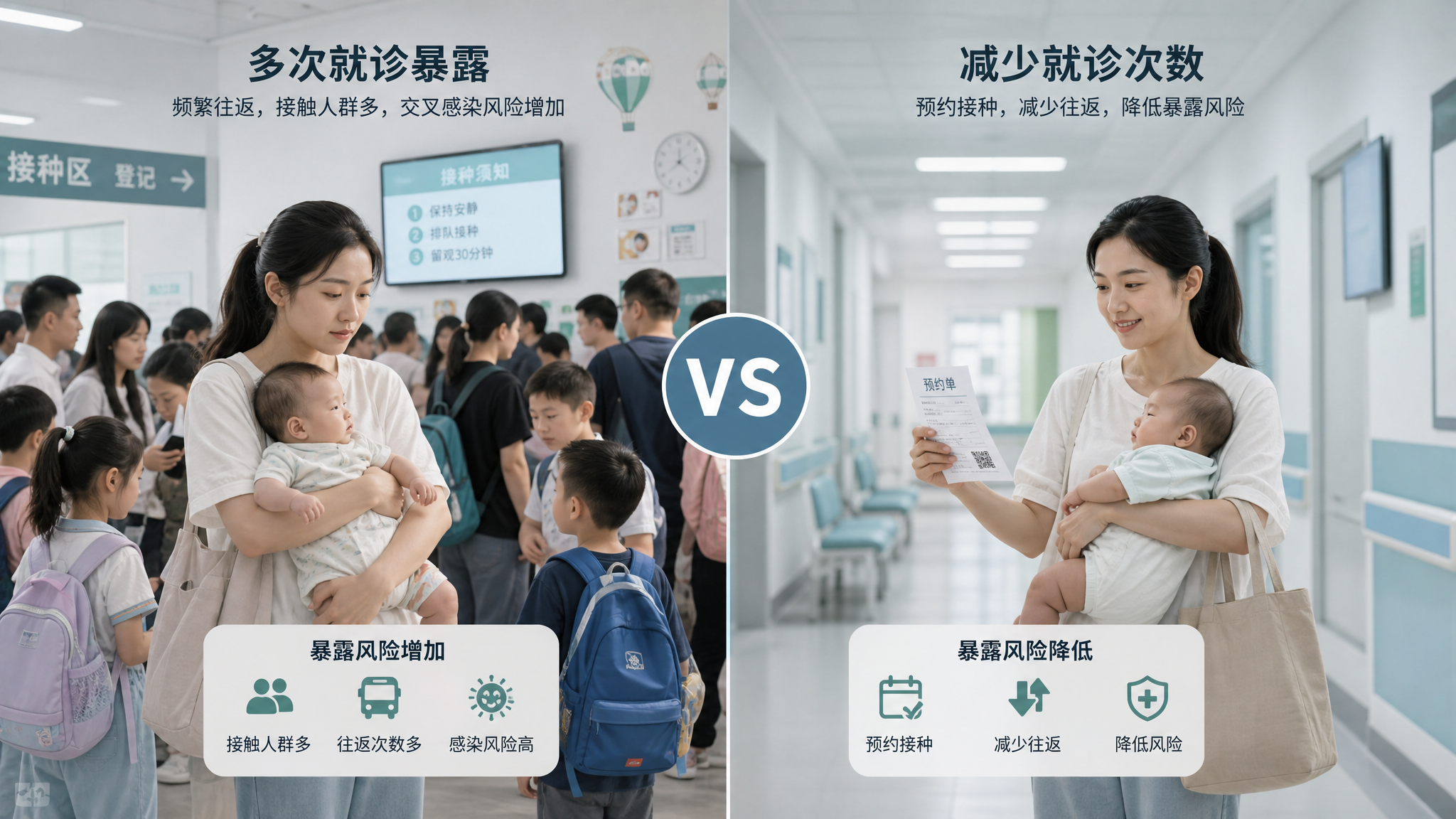 开学季门诊爆满：五联/四联怎么衔接免规才少跑少挨针