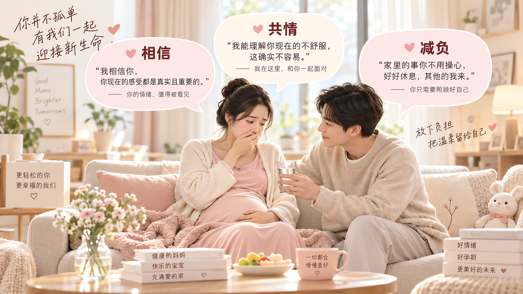 孕吐最怕被一句话否定：三句替换话术让你少受罪