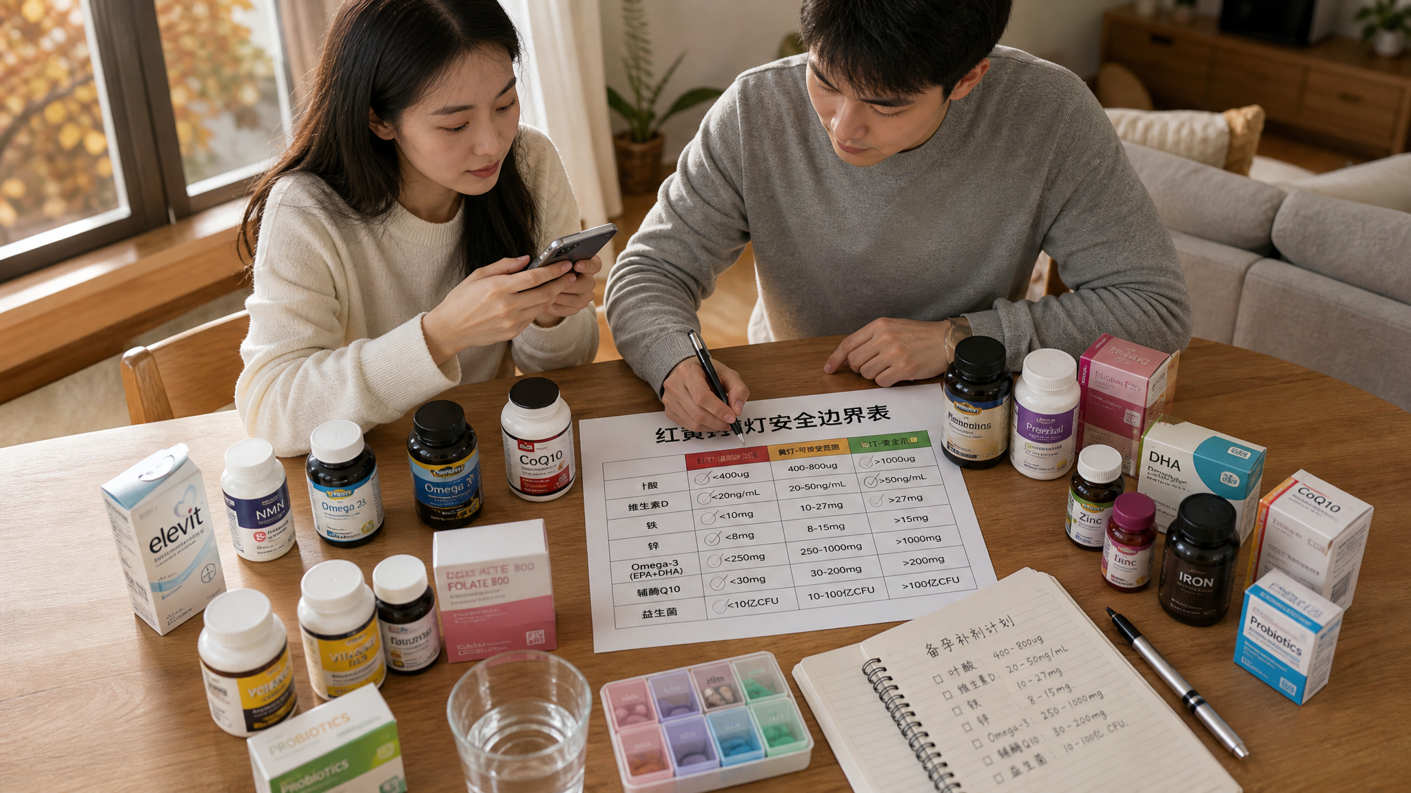 备孕补剂先做减法：维A、维E、DHEA三大雷区