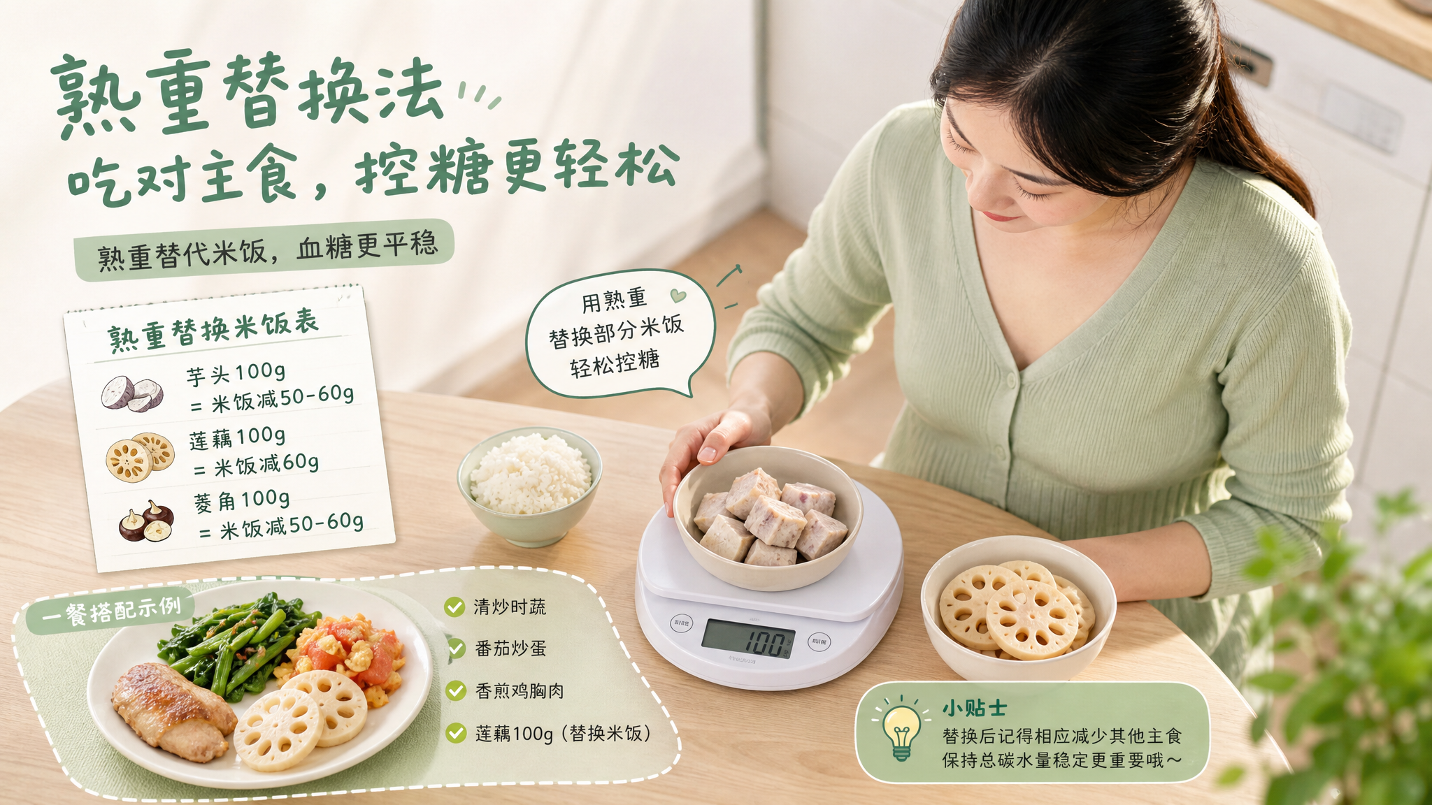 芋头莲藕菱角别当菜吃：熟重换米饭表