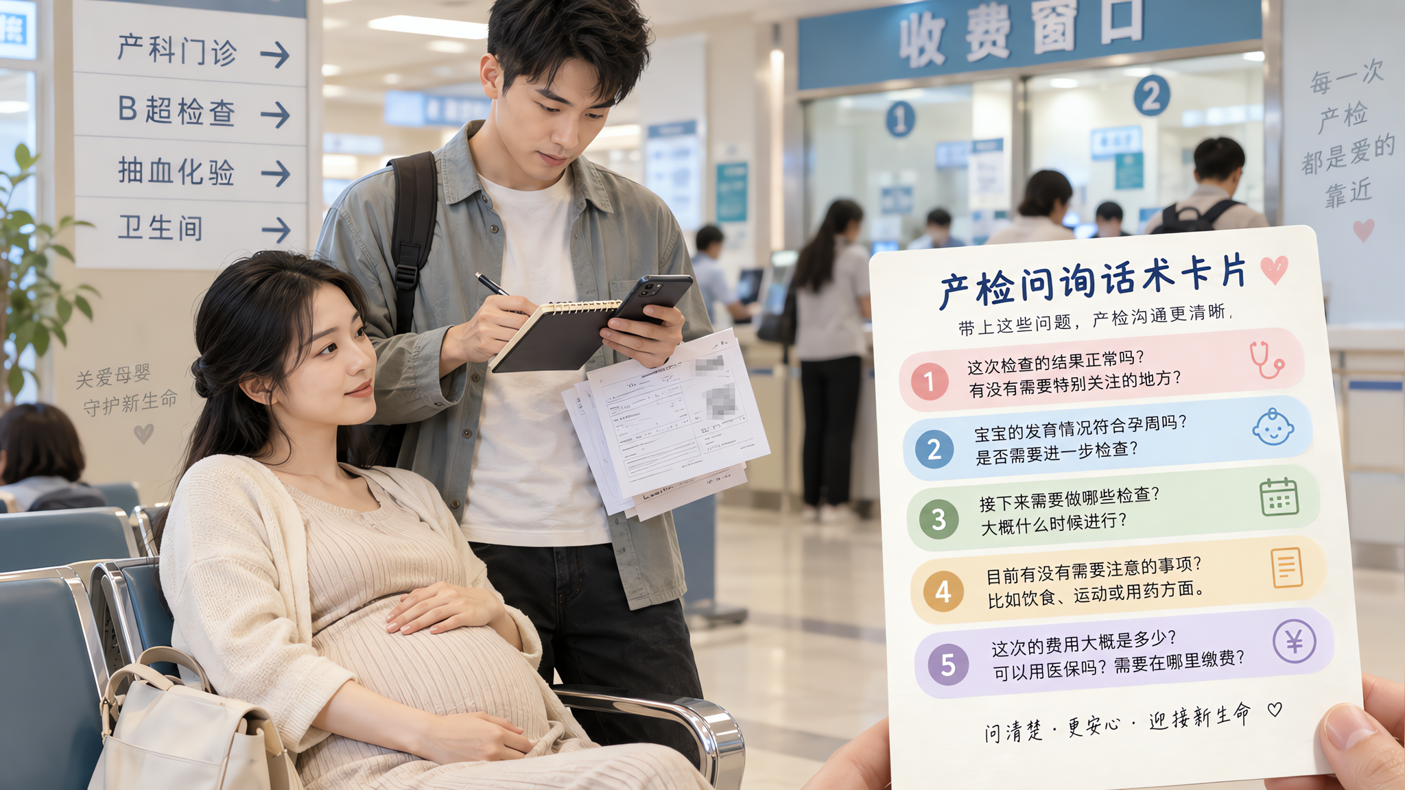 产检单太多别硬扛：5句话问清“做什么+花在哪”