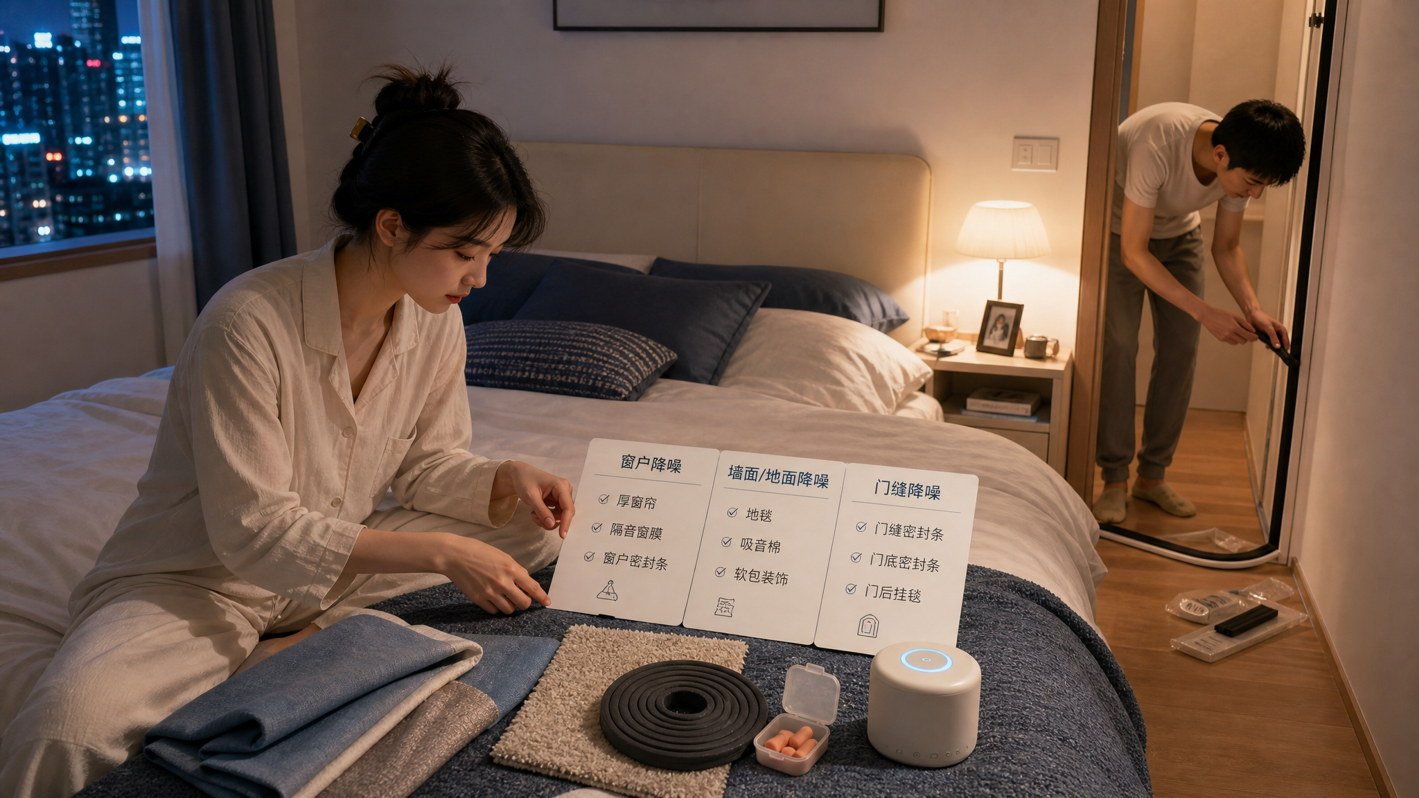 不用装修的降噪组合：把夜里碎醒降下来