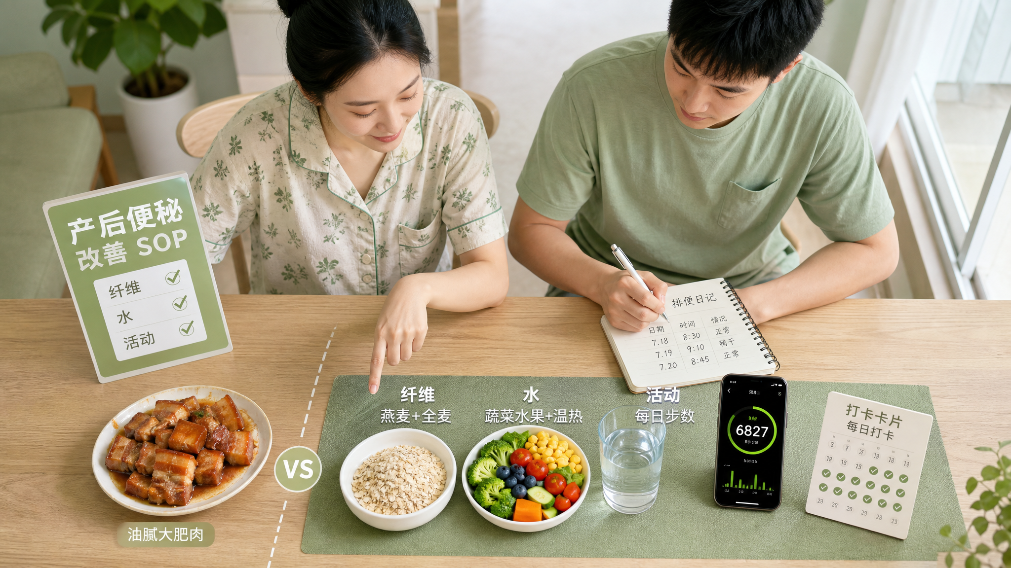 只吃大补肉的月子餐，为什么越补越便秘？