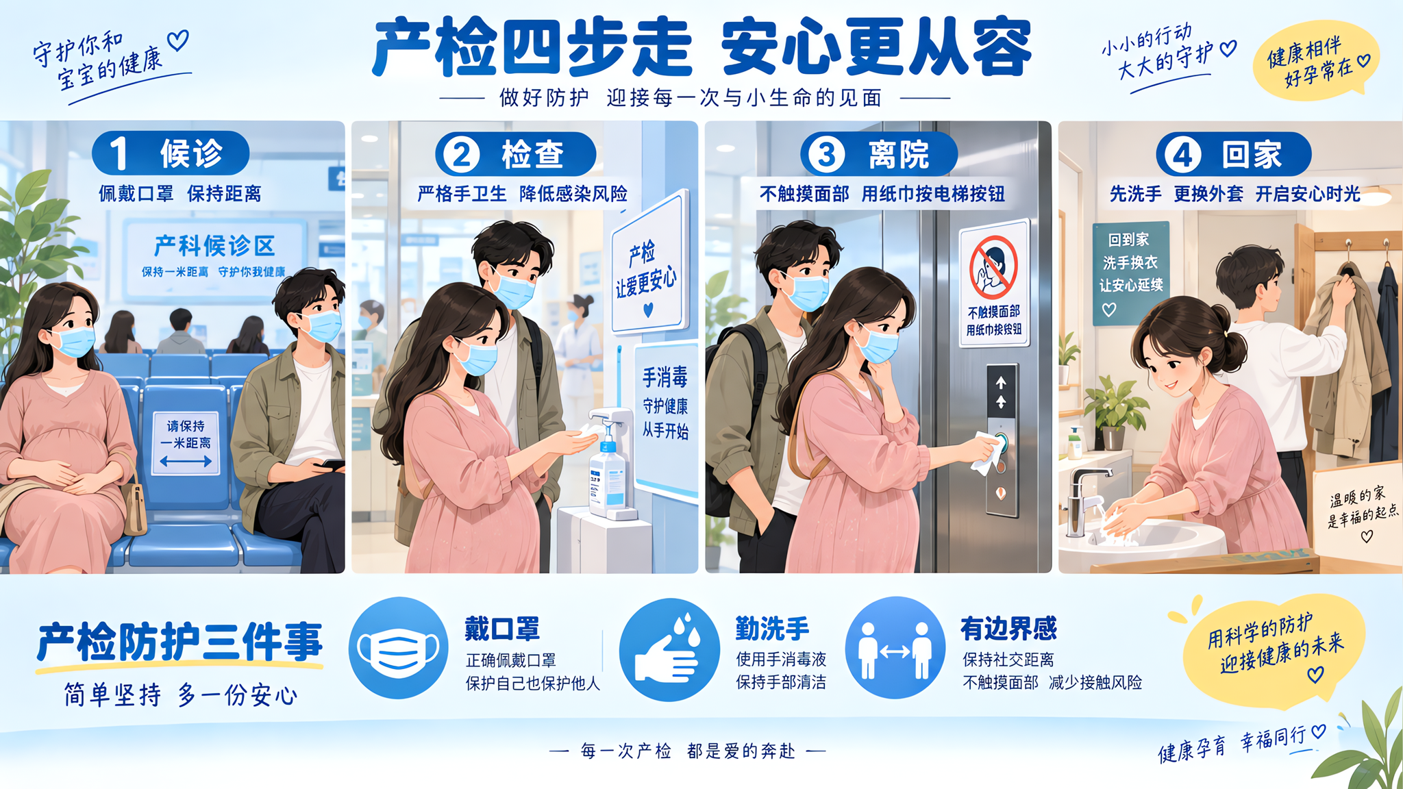 开学季产检人太杂？孕妈3件事把暴露管住