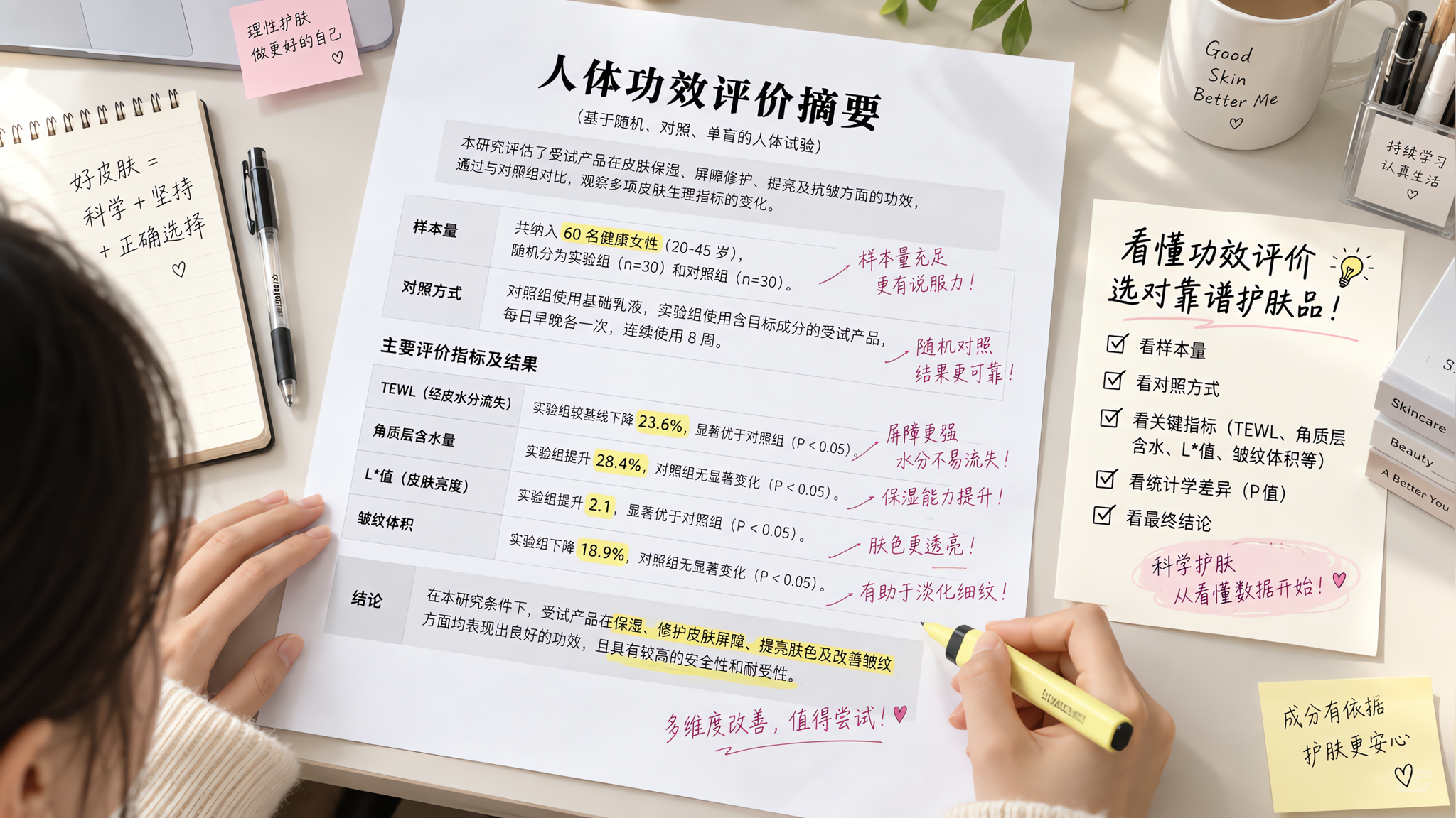看懂功效评价摘要：4行筛掉90%伪有效