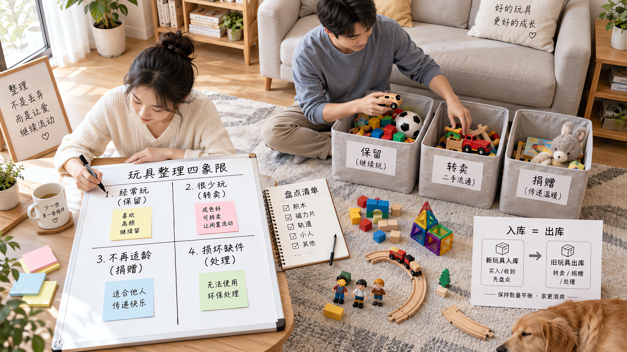 暑期别再囤玩具：用四象限选出越玩越值的那几样