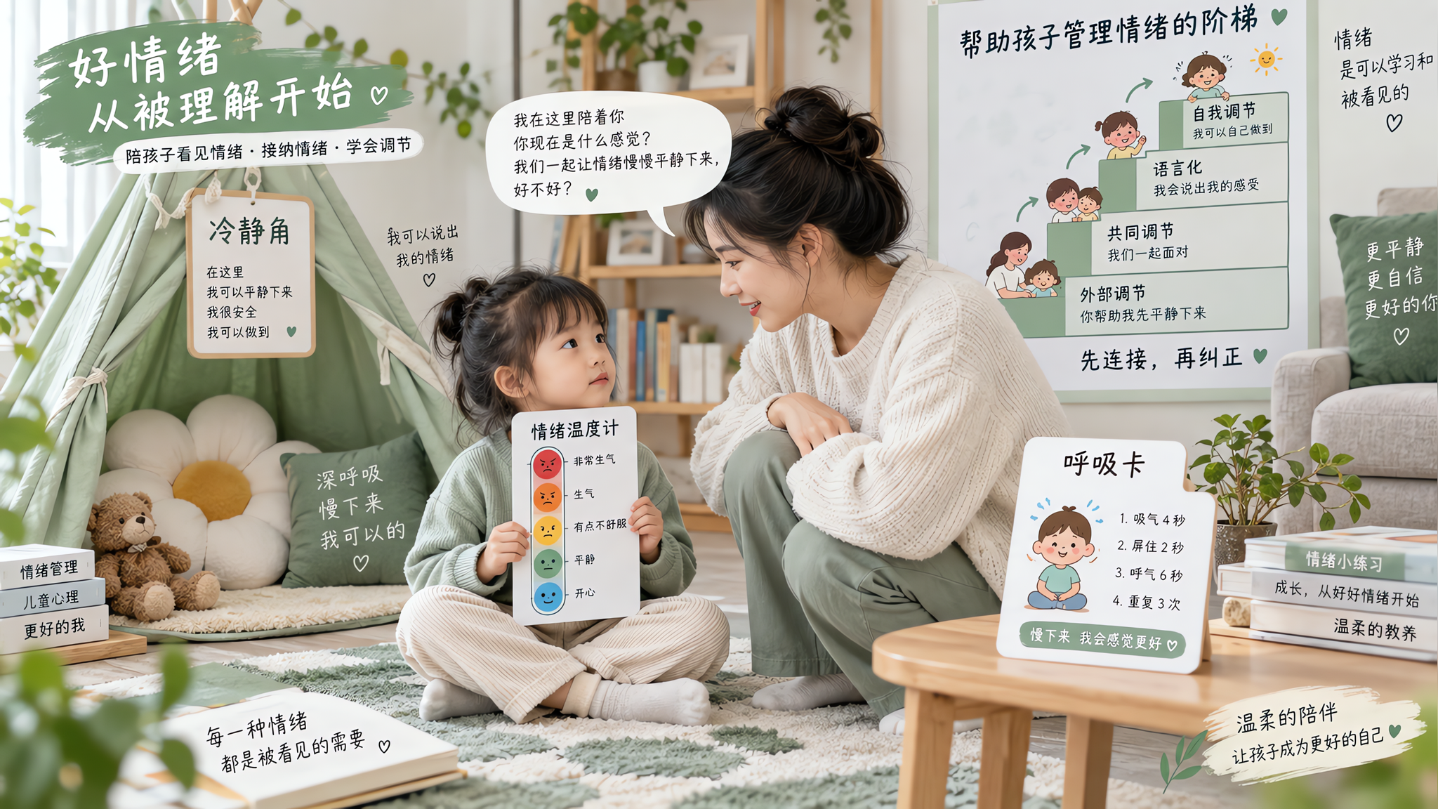 3-6岁一不顺就炸？用4阶情绪刹车SOP稳住