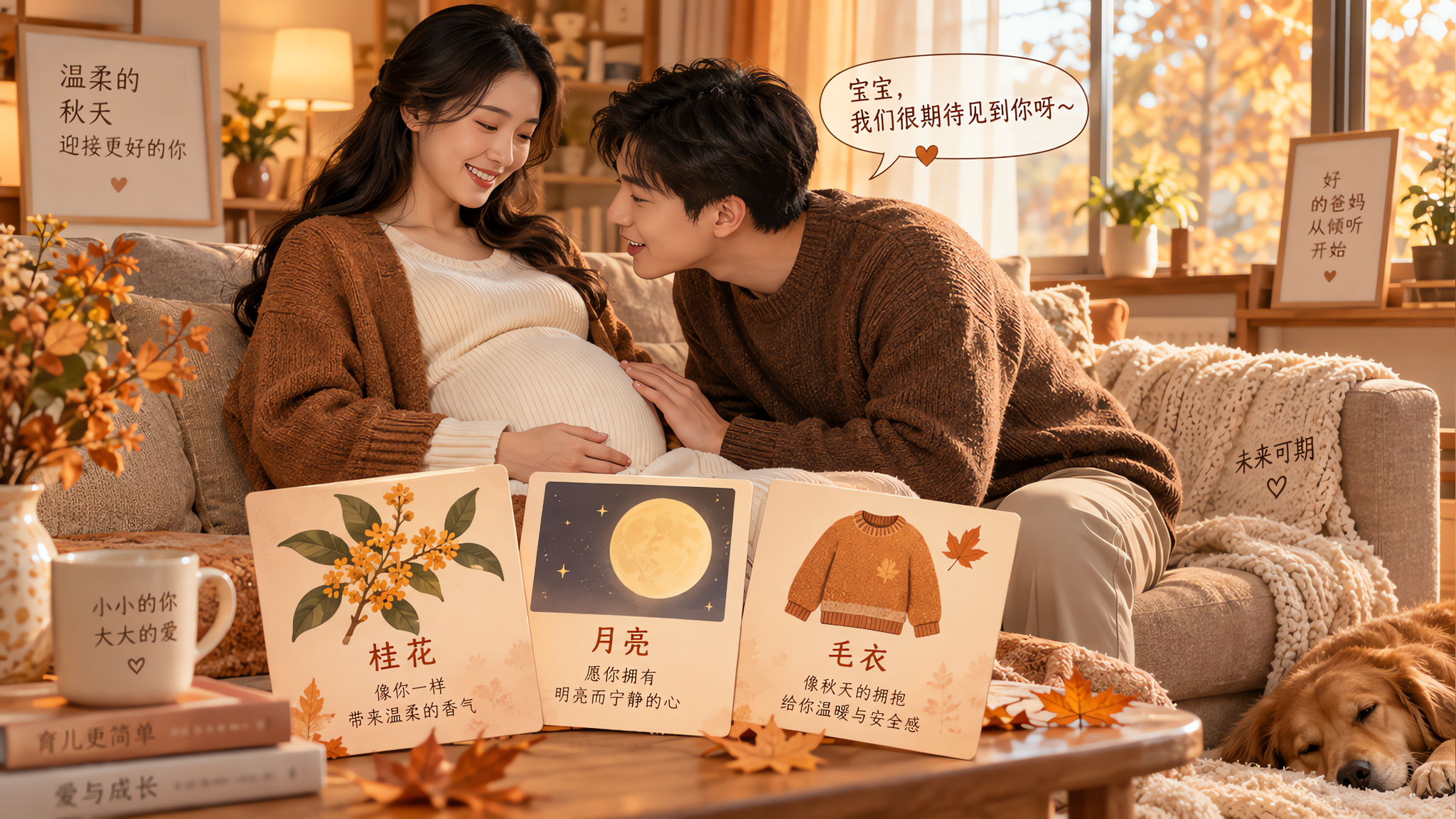 爸爸胎教别再“我是爸爸”了：1分钟只说3个秋日名词