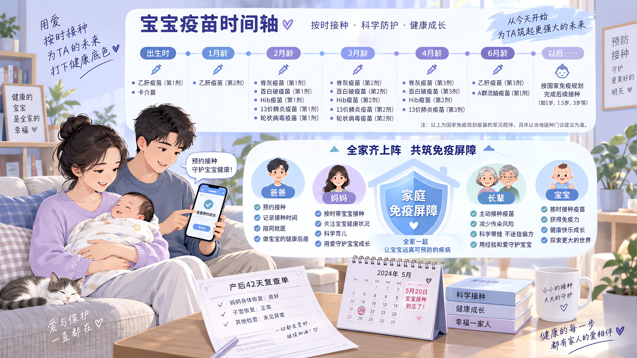 产后42天复查顺手问这4句 免疫屏障更稳