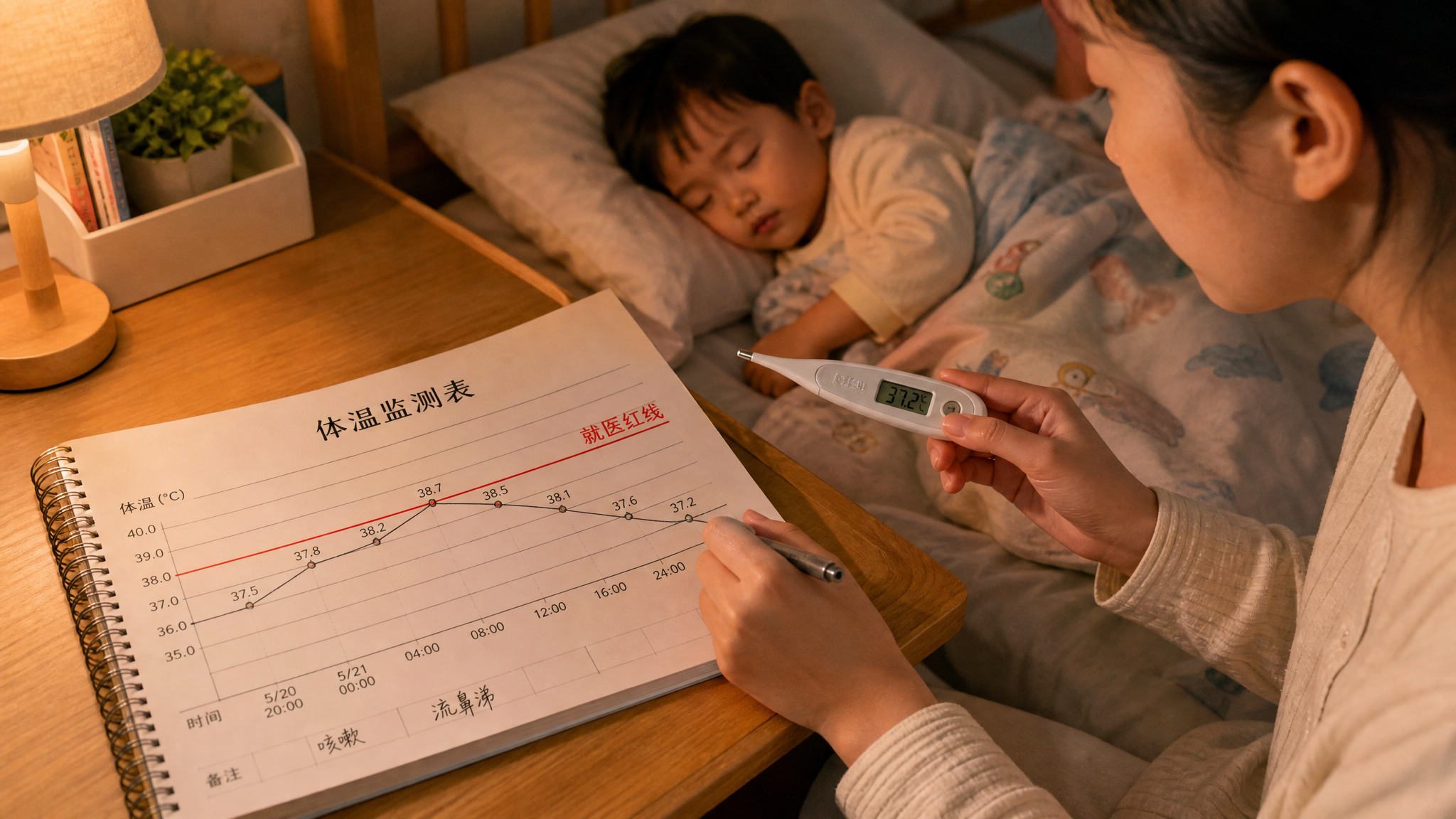 疫苗后发热别硬扛：24小时监测表+退烧药红线