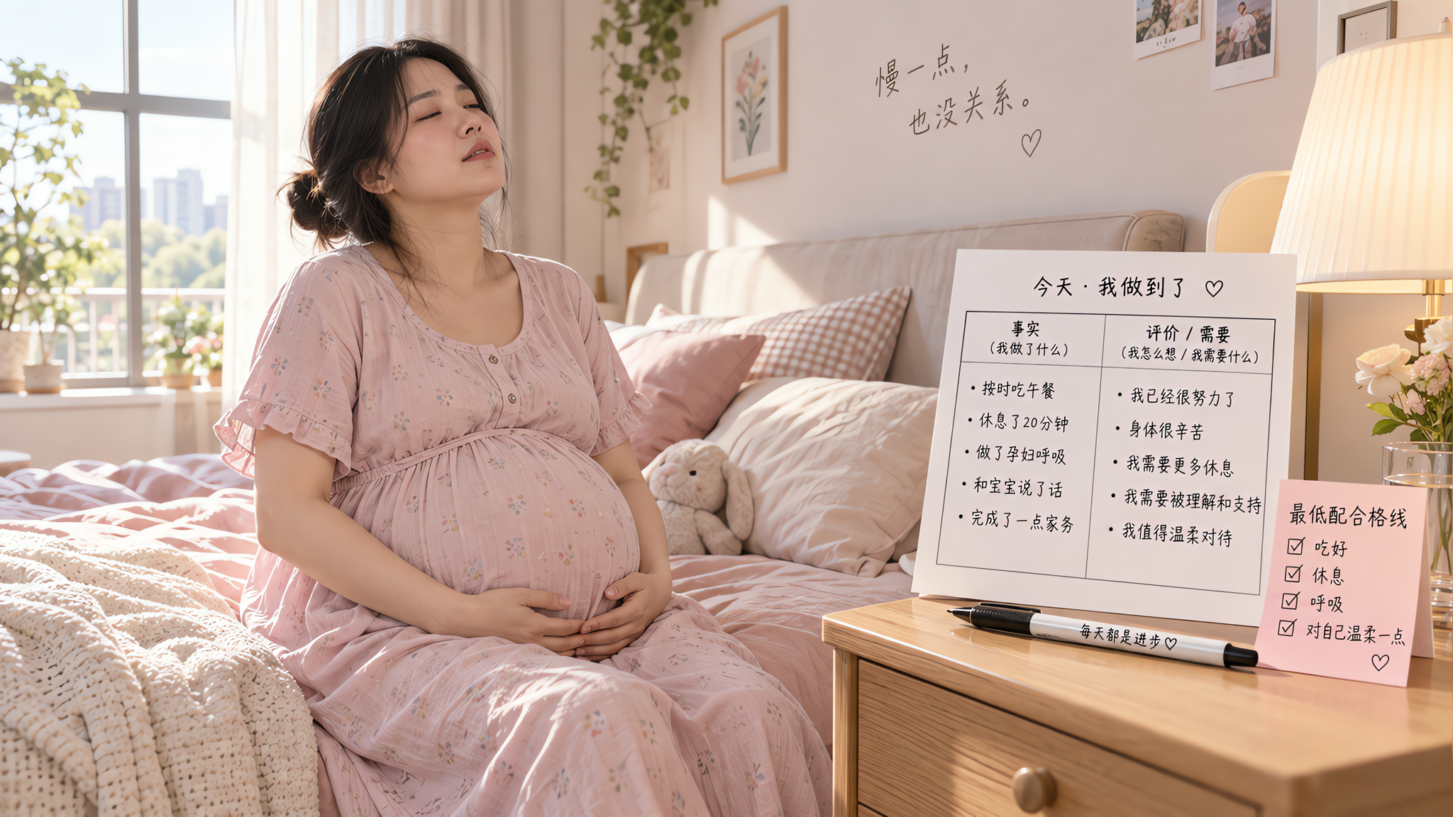 孕晚期一热就想哭？3步把自责刹住