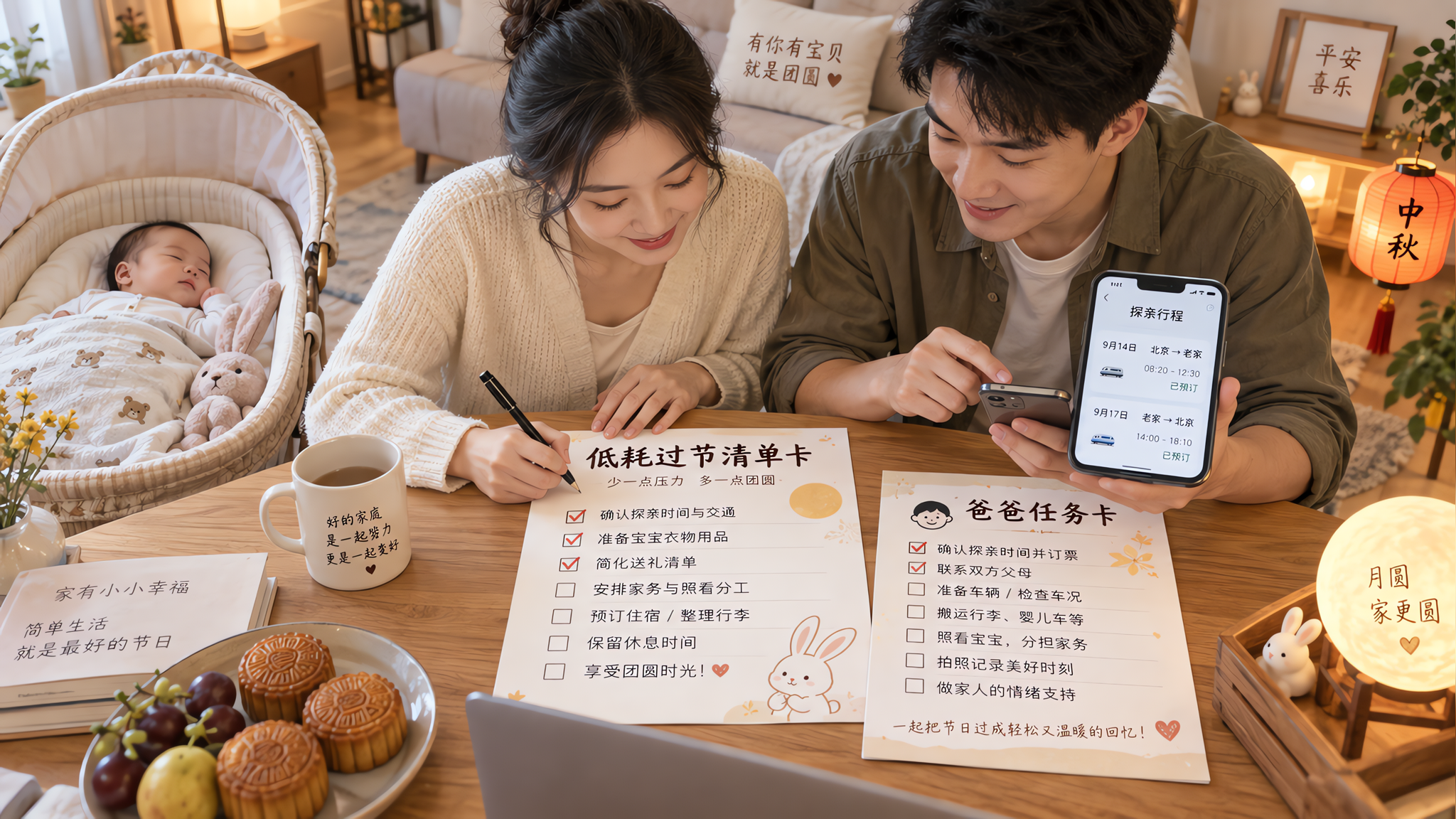 产后百天的中秋国庆：定3个上限就不崩