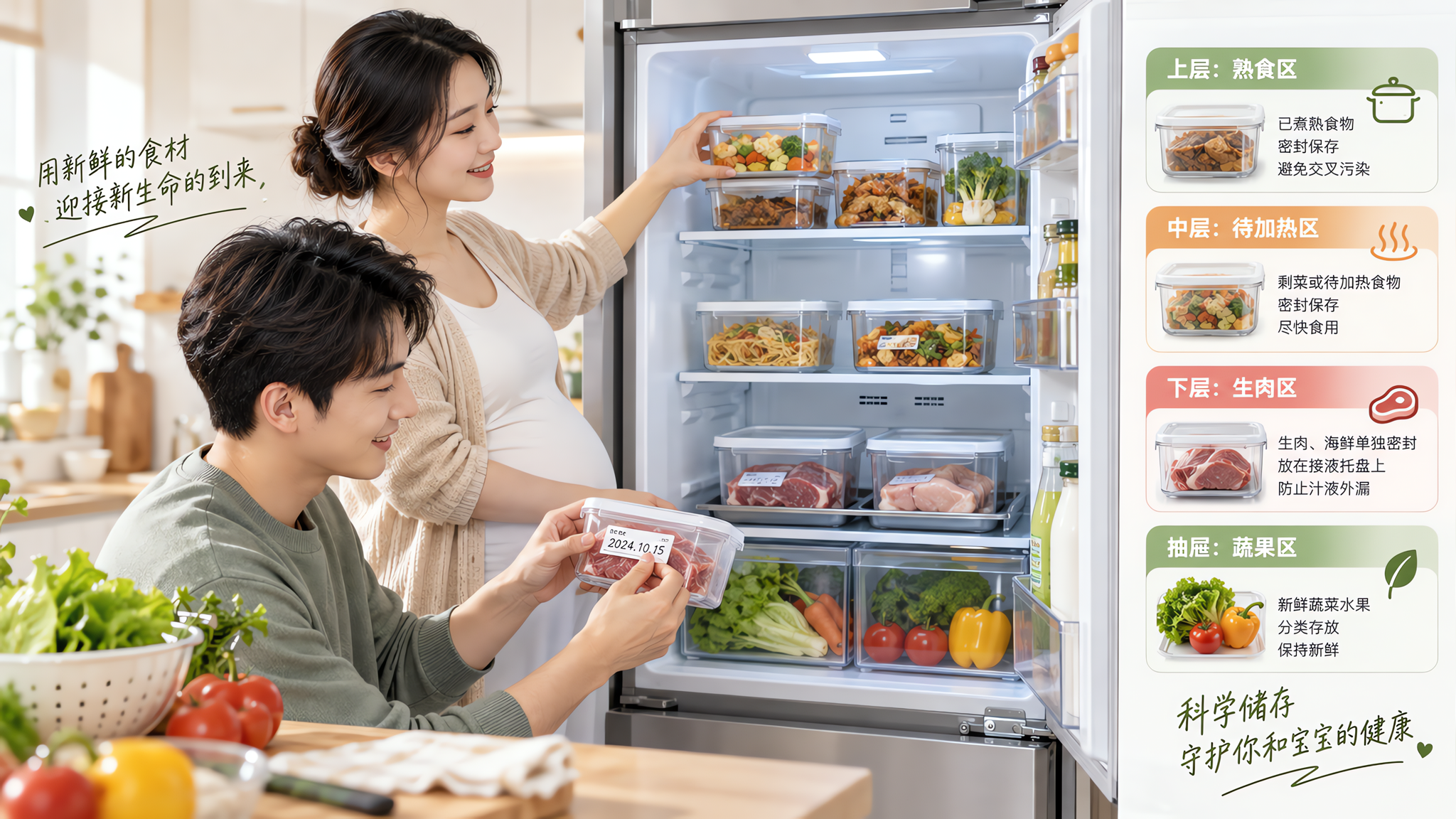 孕期外卖剩菜怎么放怎么热才安全？一张边界表避雷