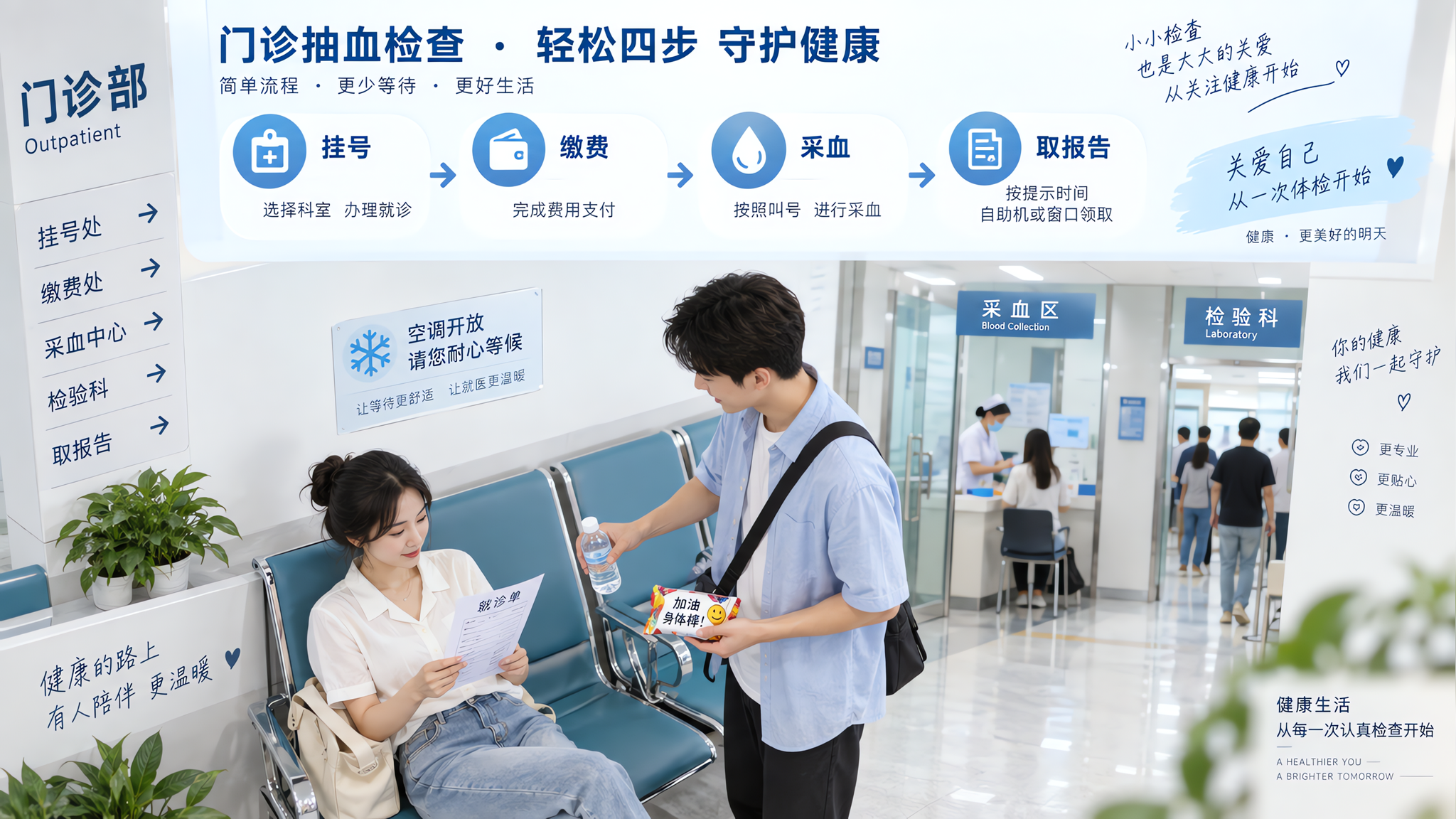 8月抽血验孕不晕不慌：医院动线和防暑清单