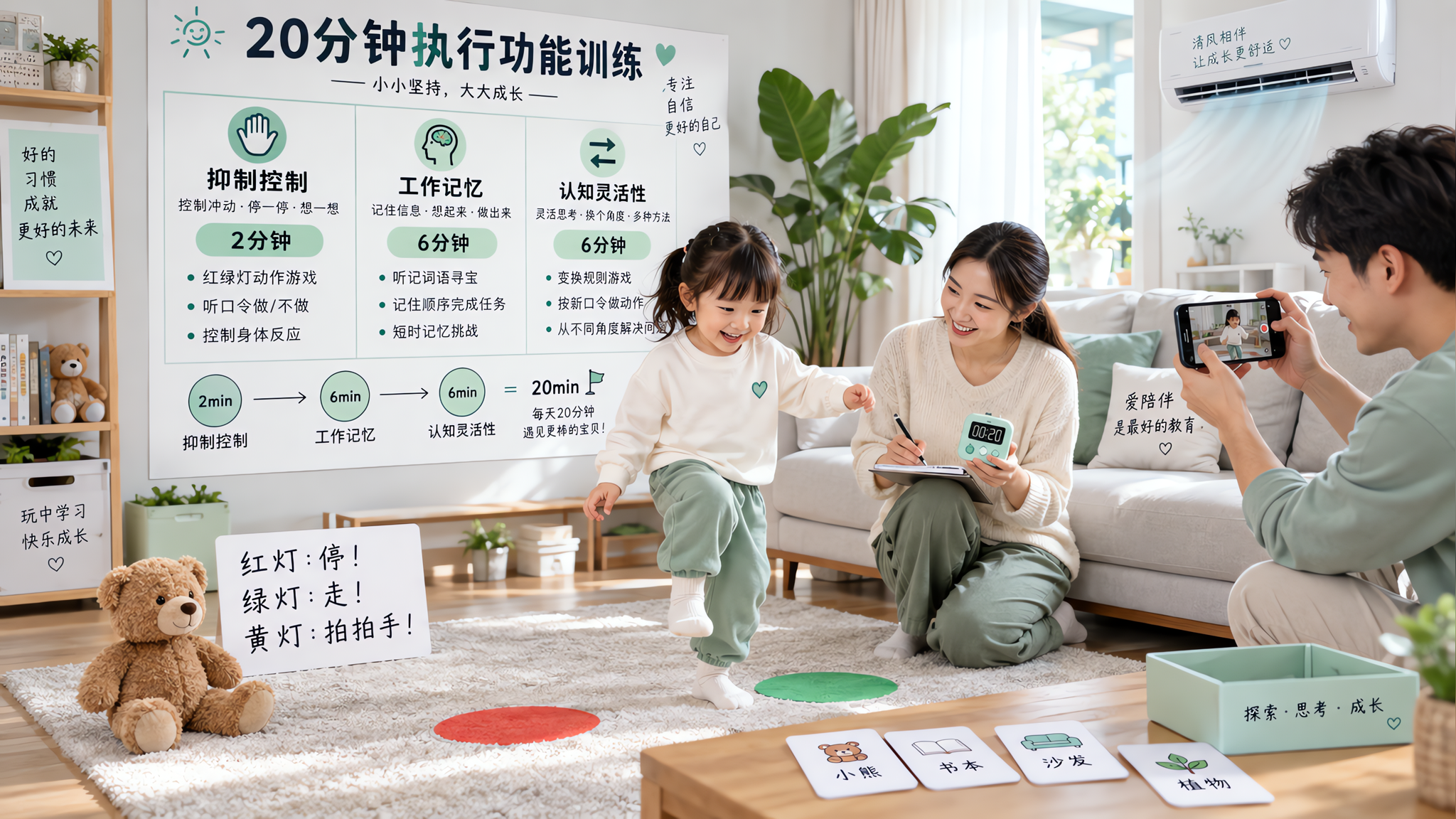 6月热天坐不住别硬练识字：20分钟稳住执行功能