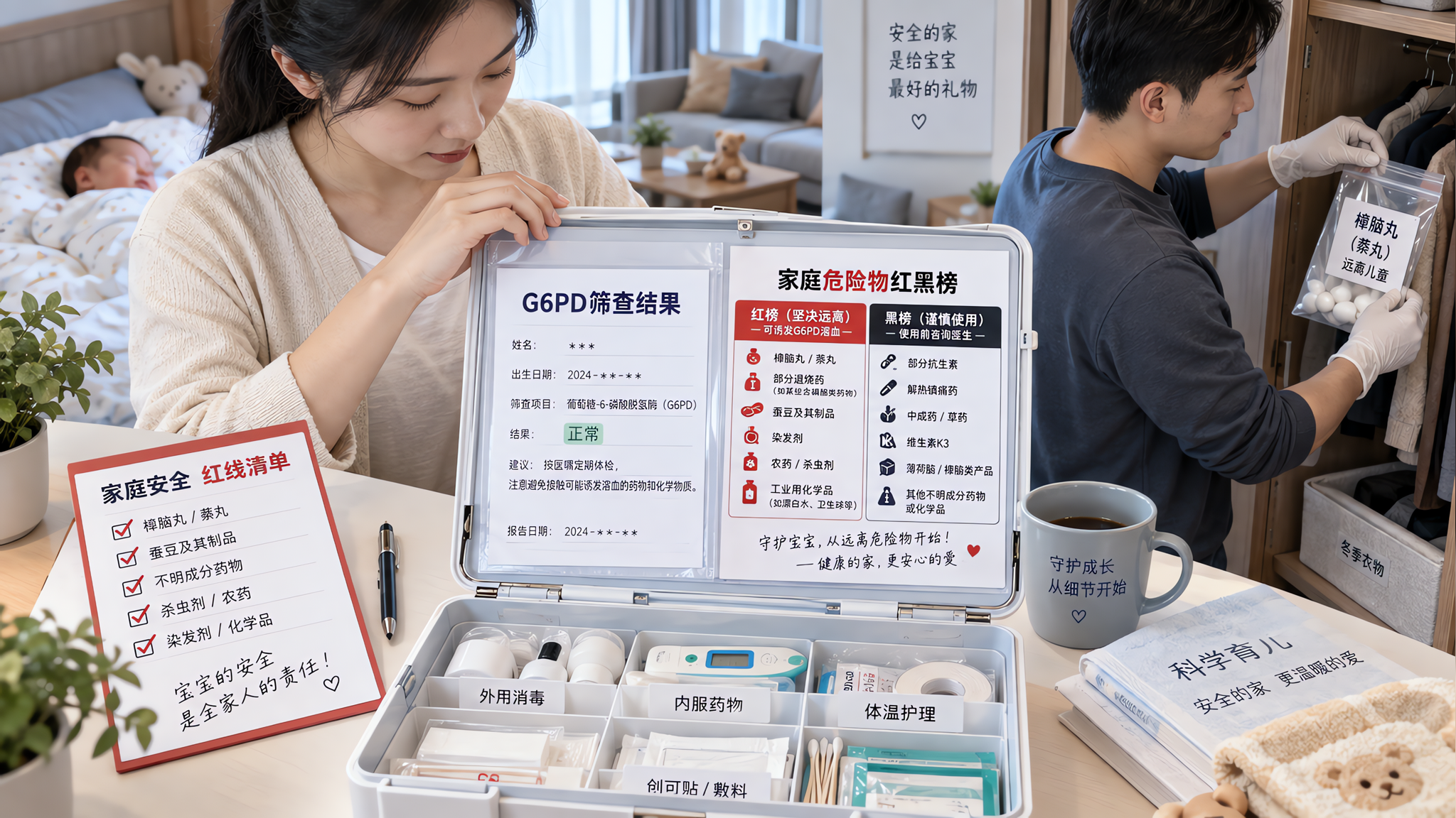 G6PD筛查异常：药箱和衣柜先清掉这5样