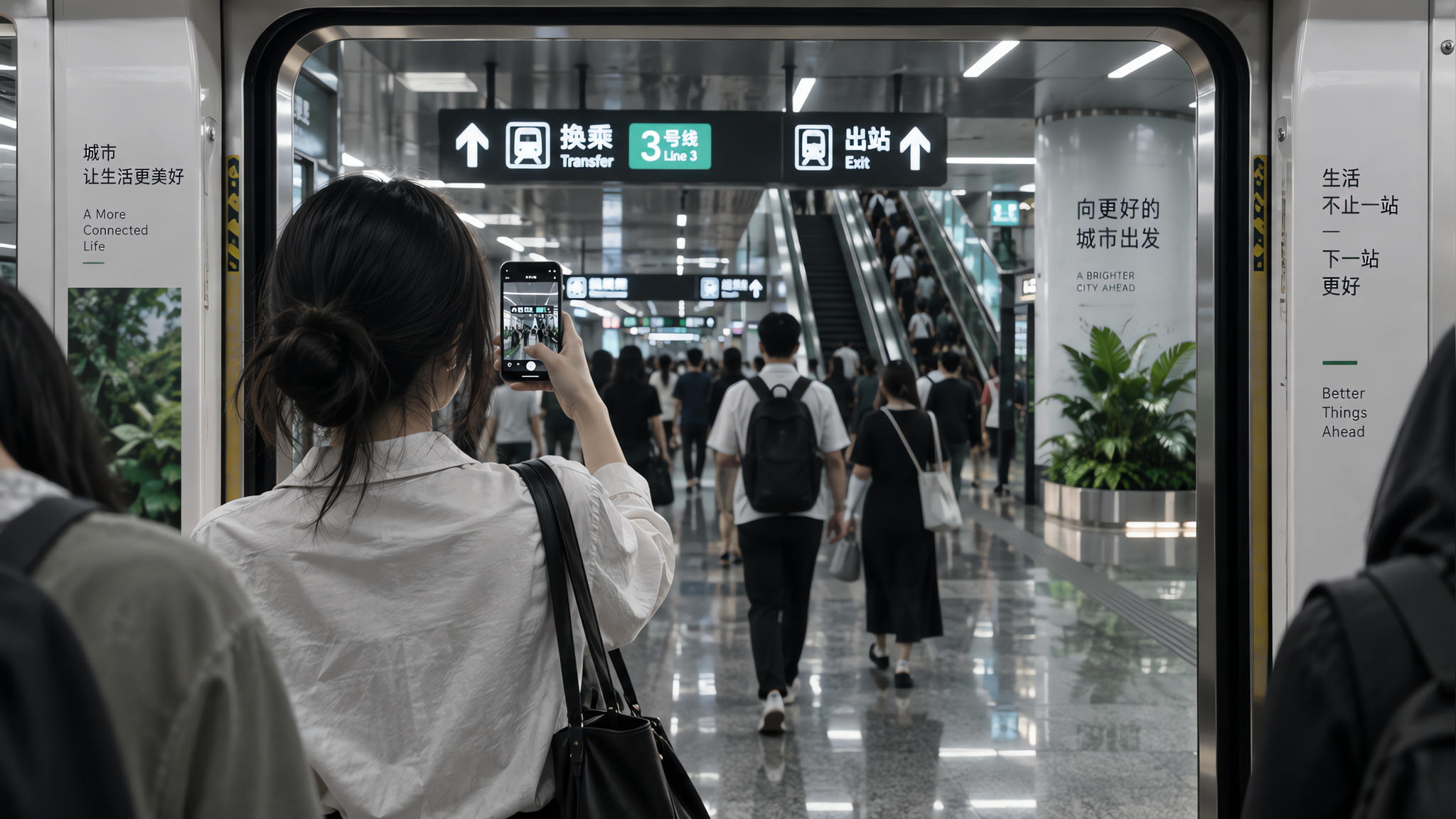 把通勤拍成小游记：3步出国风松弛九宫格