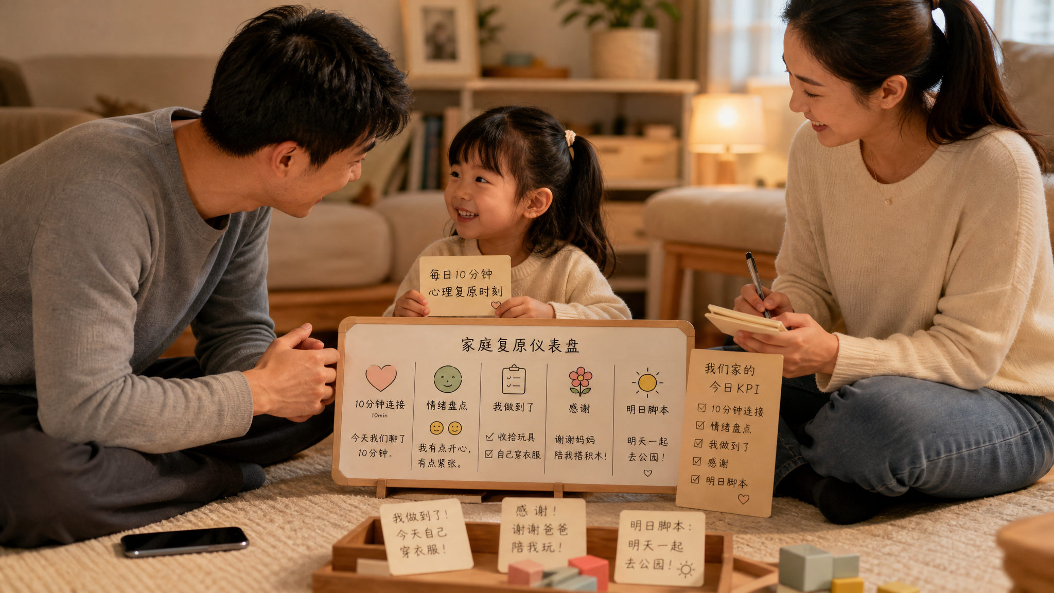 幼小衔接越刷越焦虑？试试家庭10分钟心理复原SOP