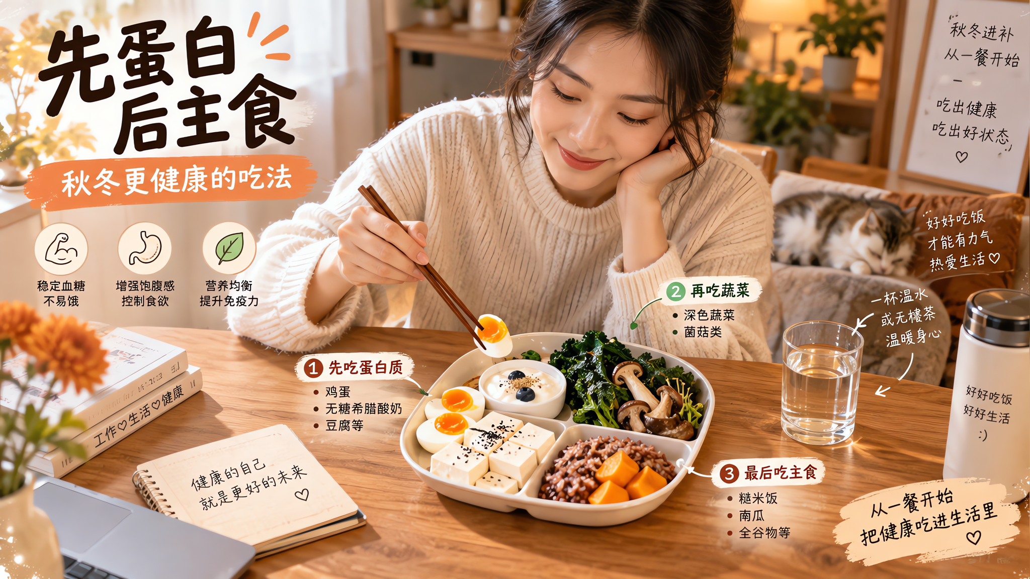 天冷就想狂炫碳水？先吃30g蛋白稳住食欲
