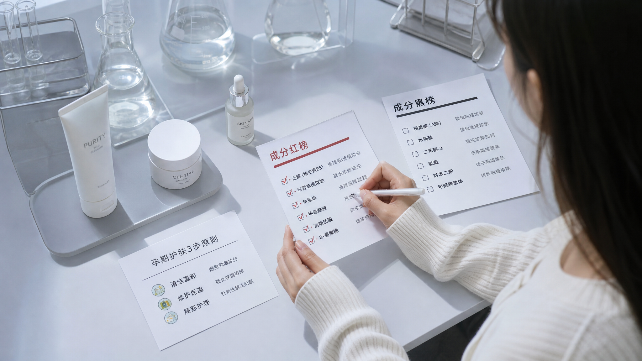 孕期秋燥烂脸别硬扛：成分红黑榜+精简三步稳屏障