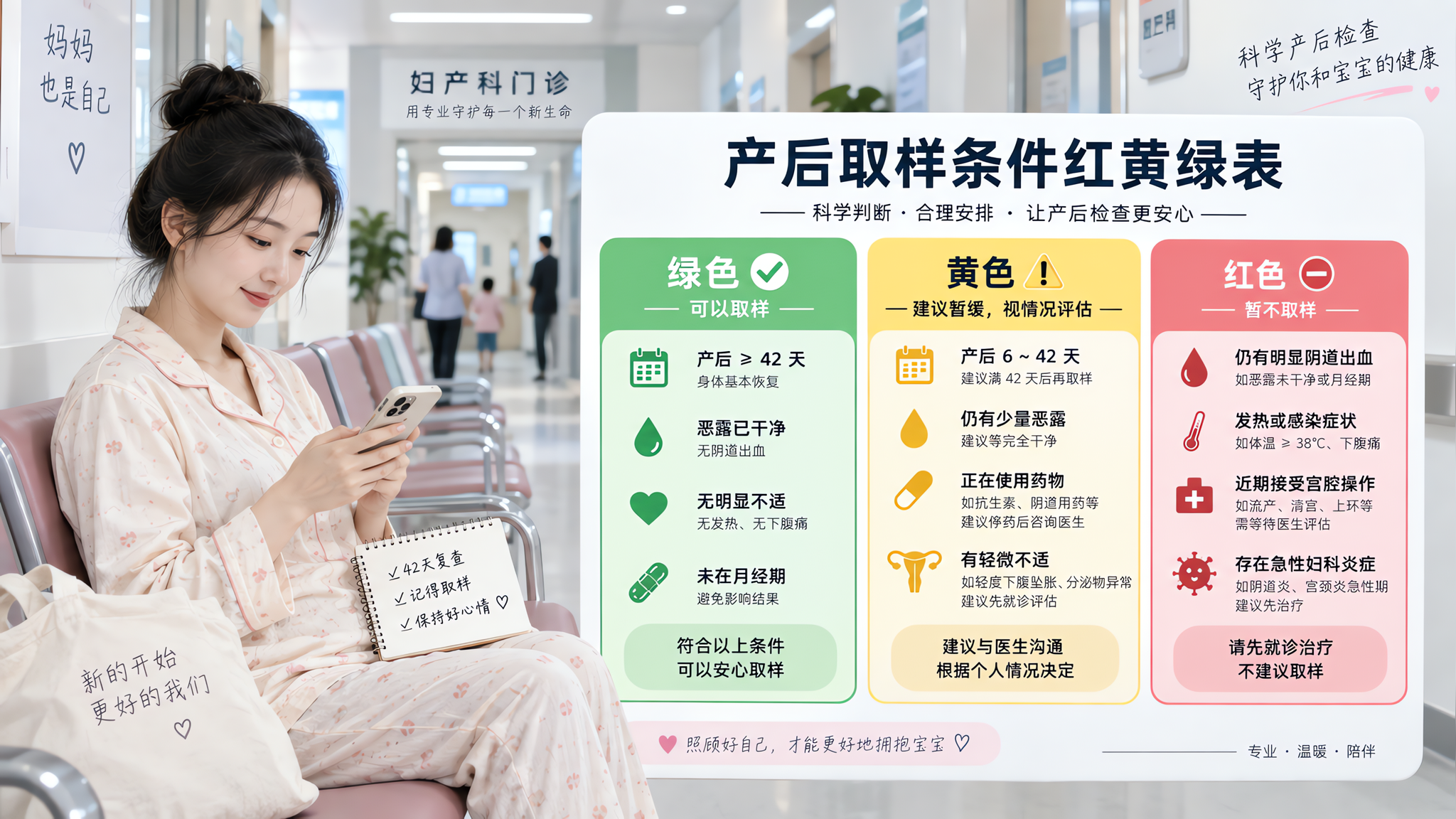 产后恶露没净别硬做TCT HPV：先查这3件事更稳