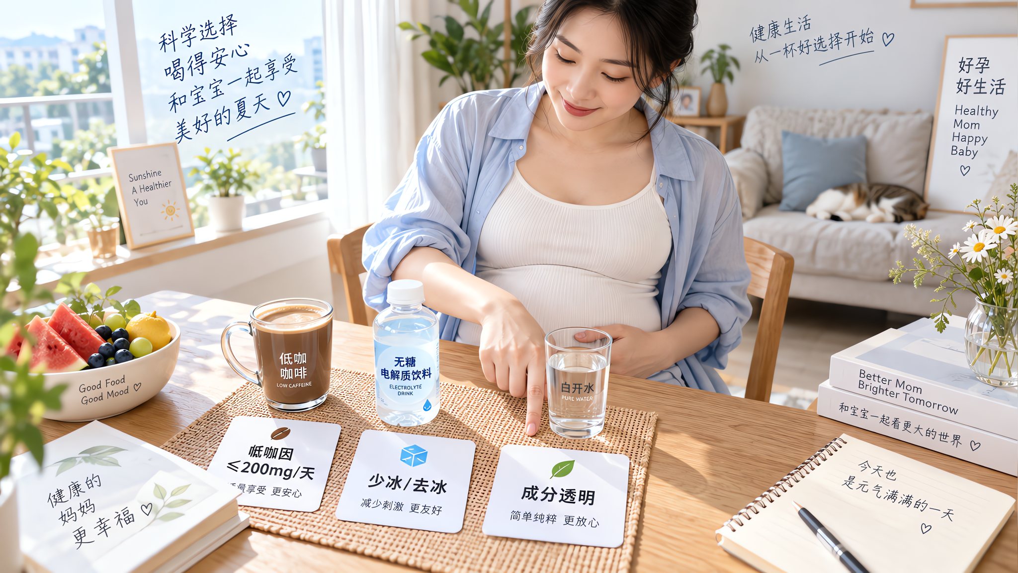 孕期饮品怎么选：咖啡因200mg内就稳了