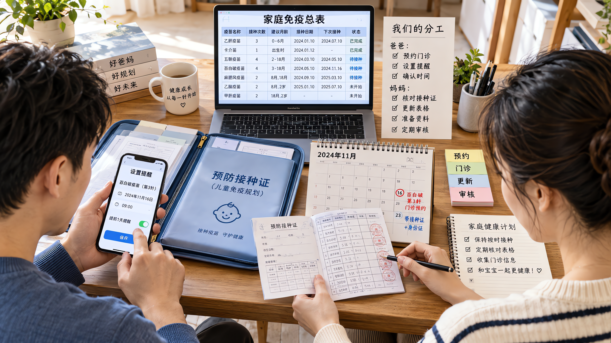 开学查疫苗别再抓瞎：爸爸把免疫档案当项目管