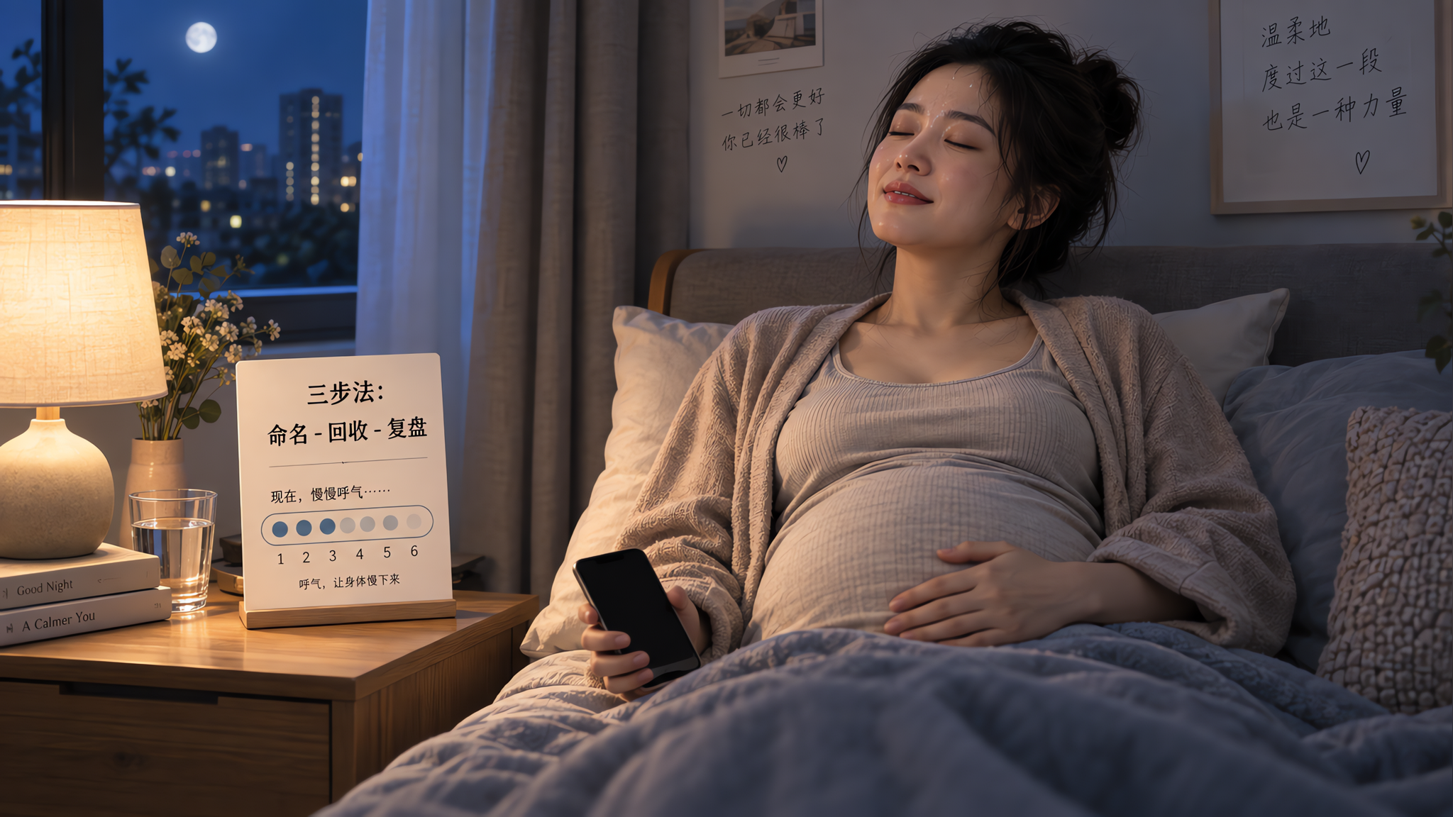 越热越睡不着，分娩恐惧越真？深夜关机三步法