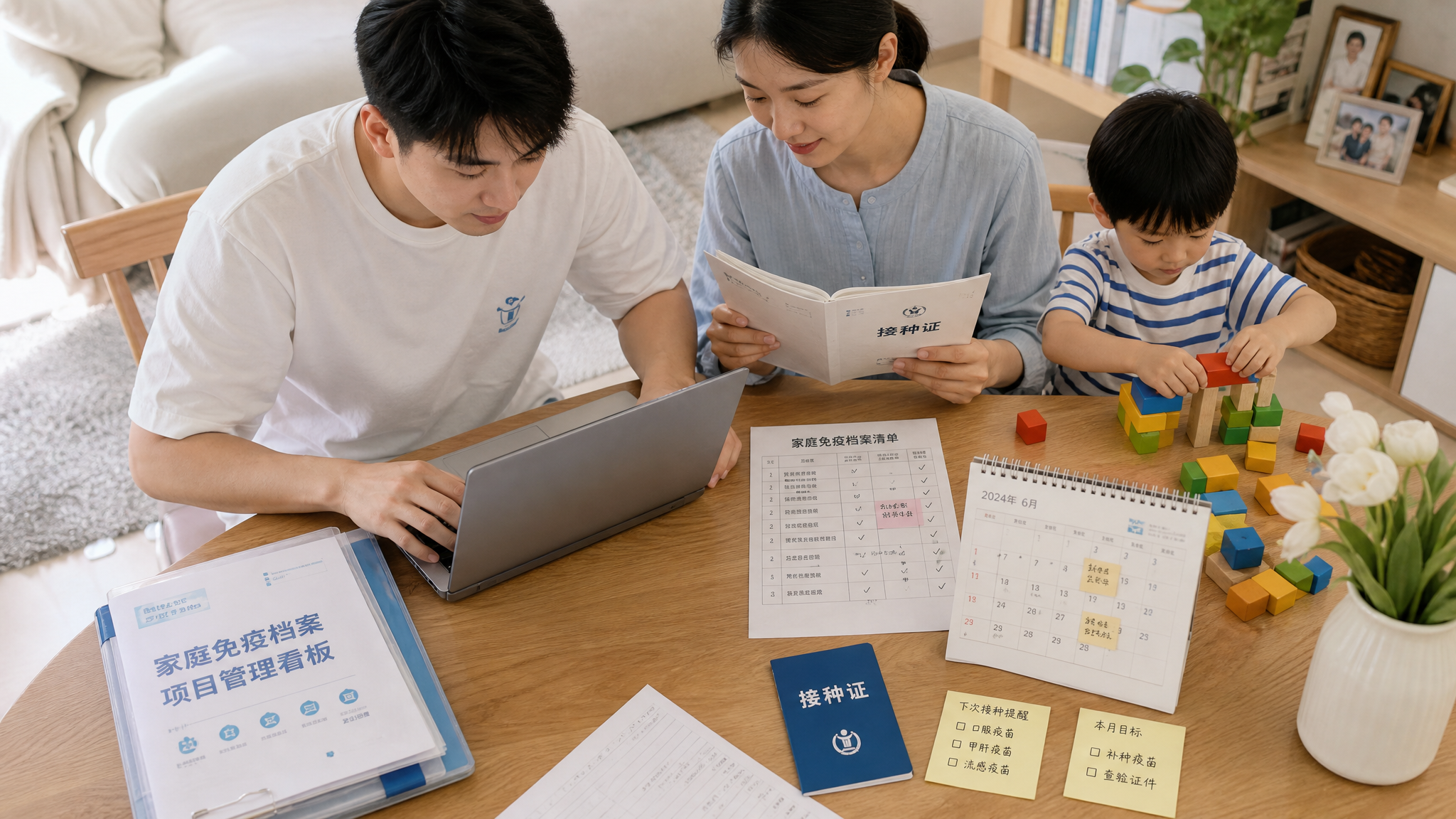 爸爸别隐身：3-6岁接种档案这样管才不乱