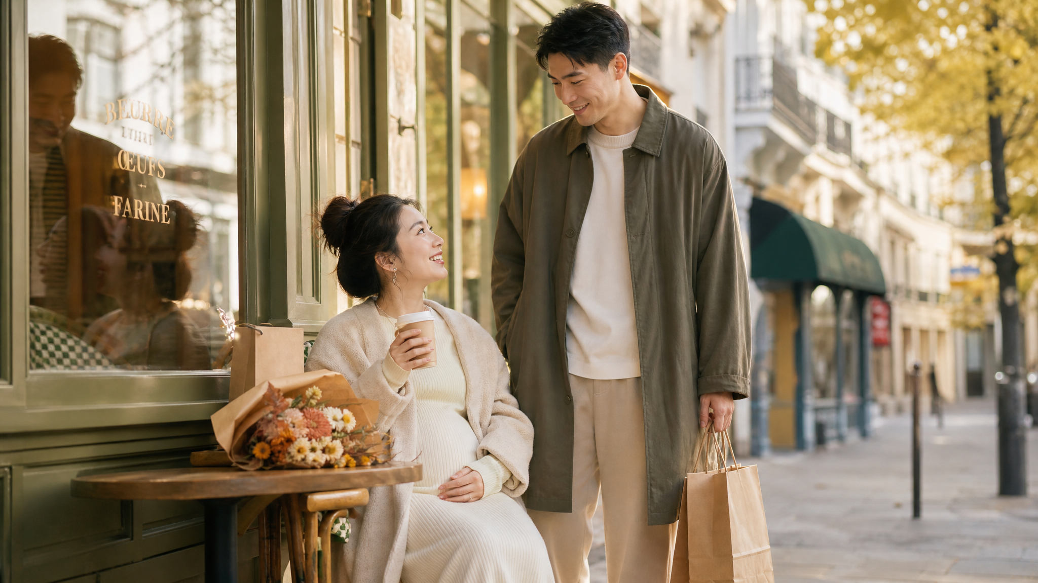 孕妈半天放风模板：不走远也能舒服出片